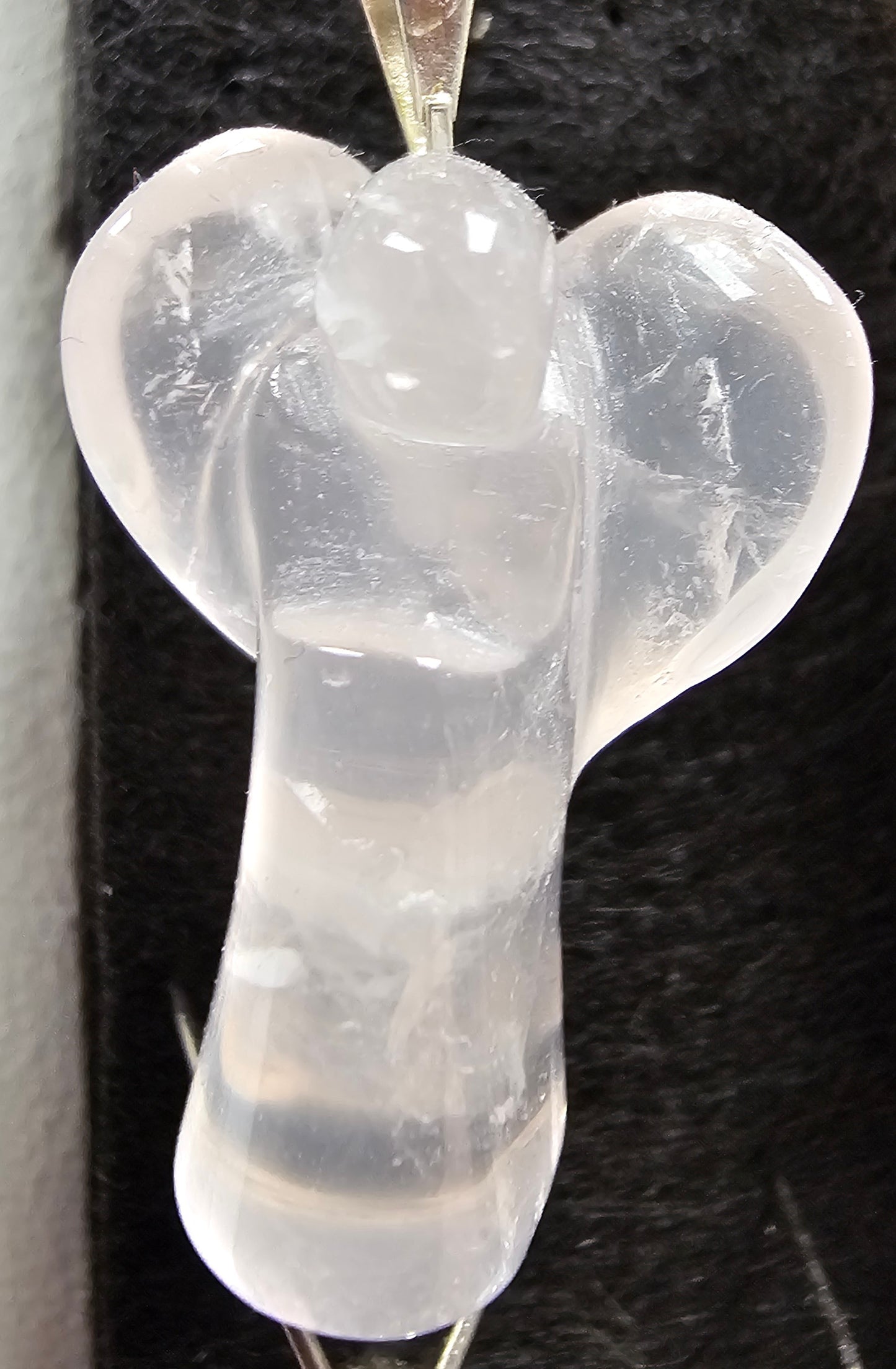 Rose Quartz Angel pendant