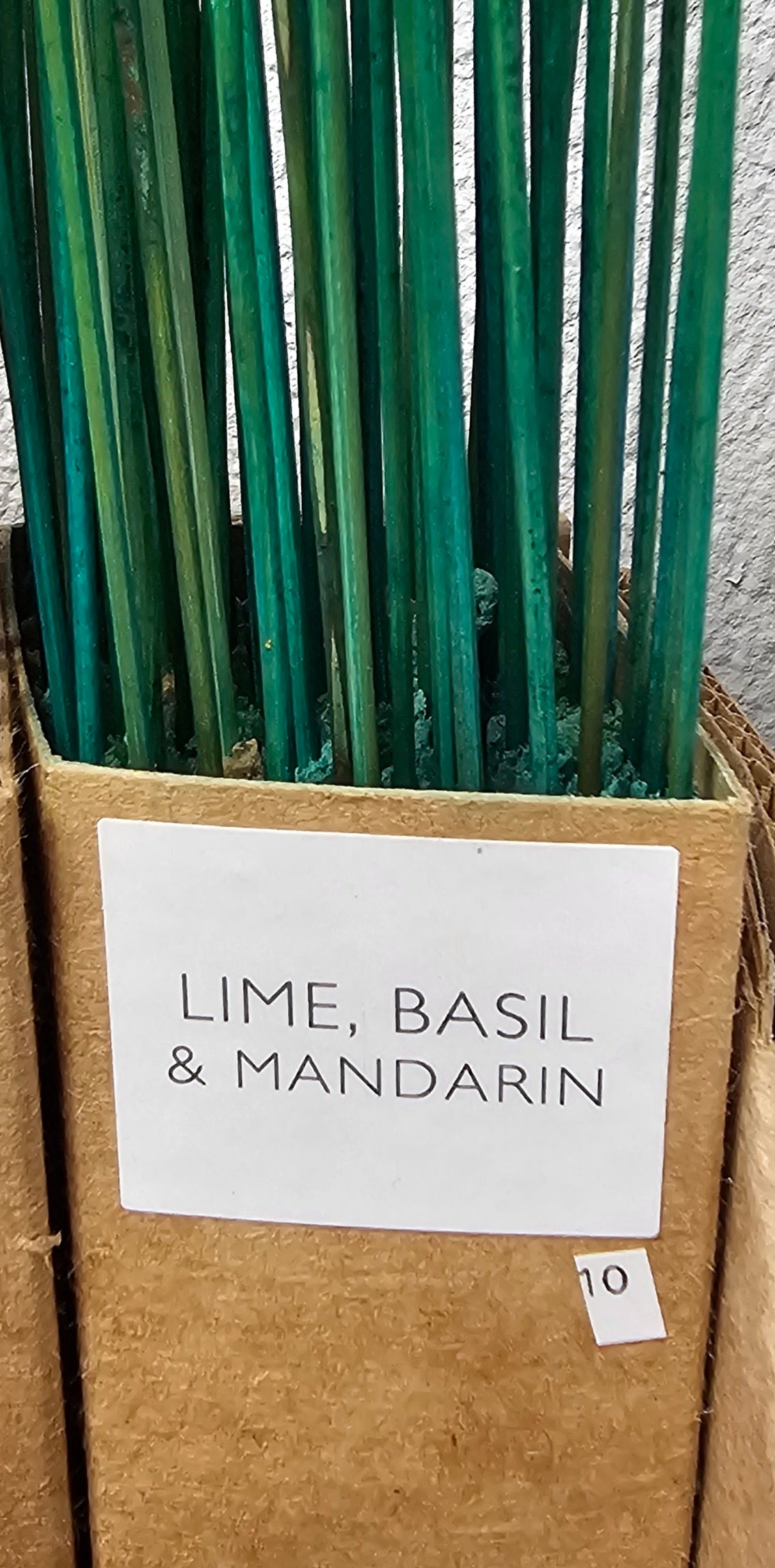 Lime, Basil & Mandarin insense