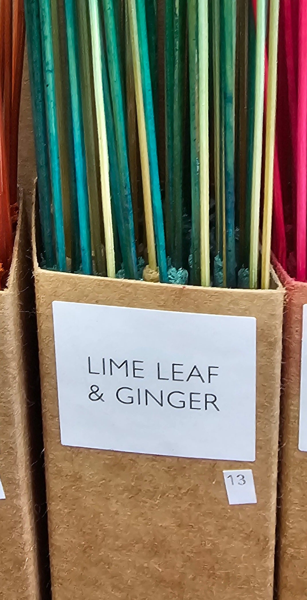 Lime Leaf & Ginger insense