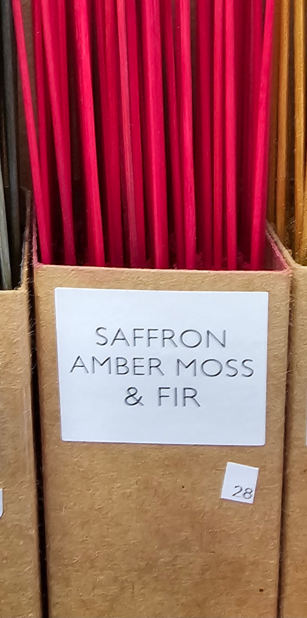 Saffron, Amber Moss & Fir insense