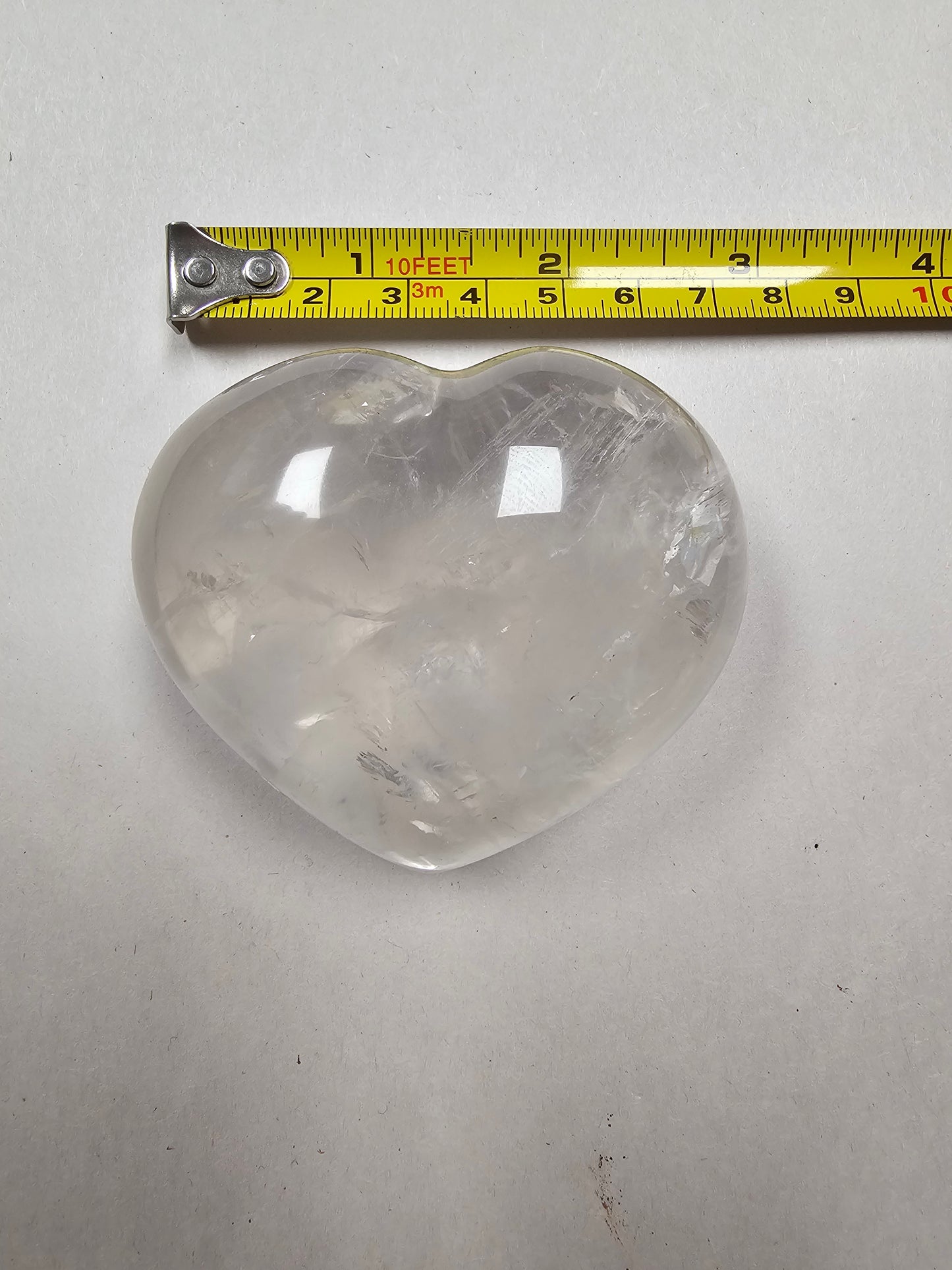 Clear Quartz Heart (38)