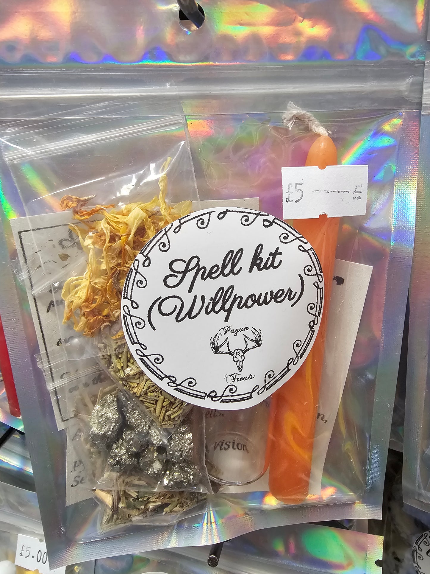 Willpower Spell Bottle Kit