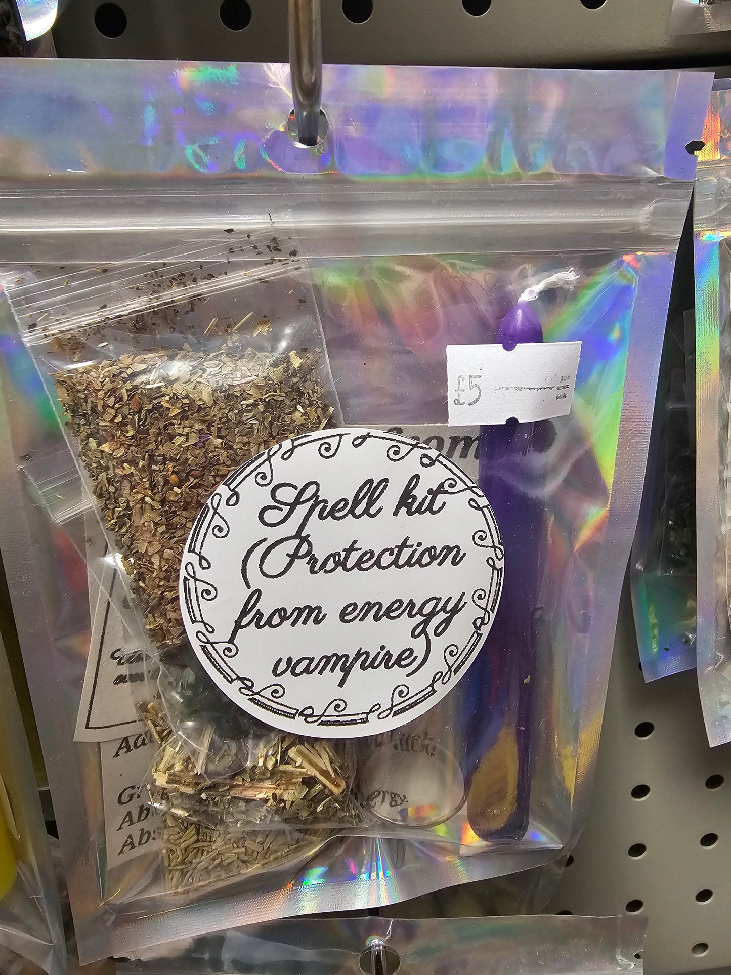 Protection from Energy Vampires Spell Bottle Kit