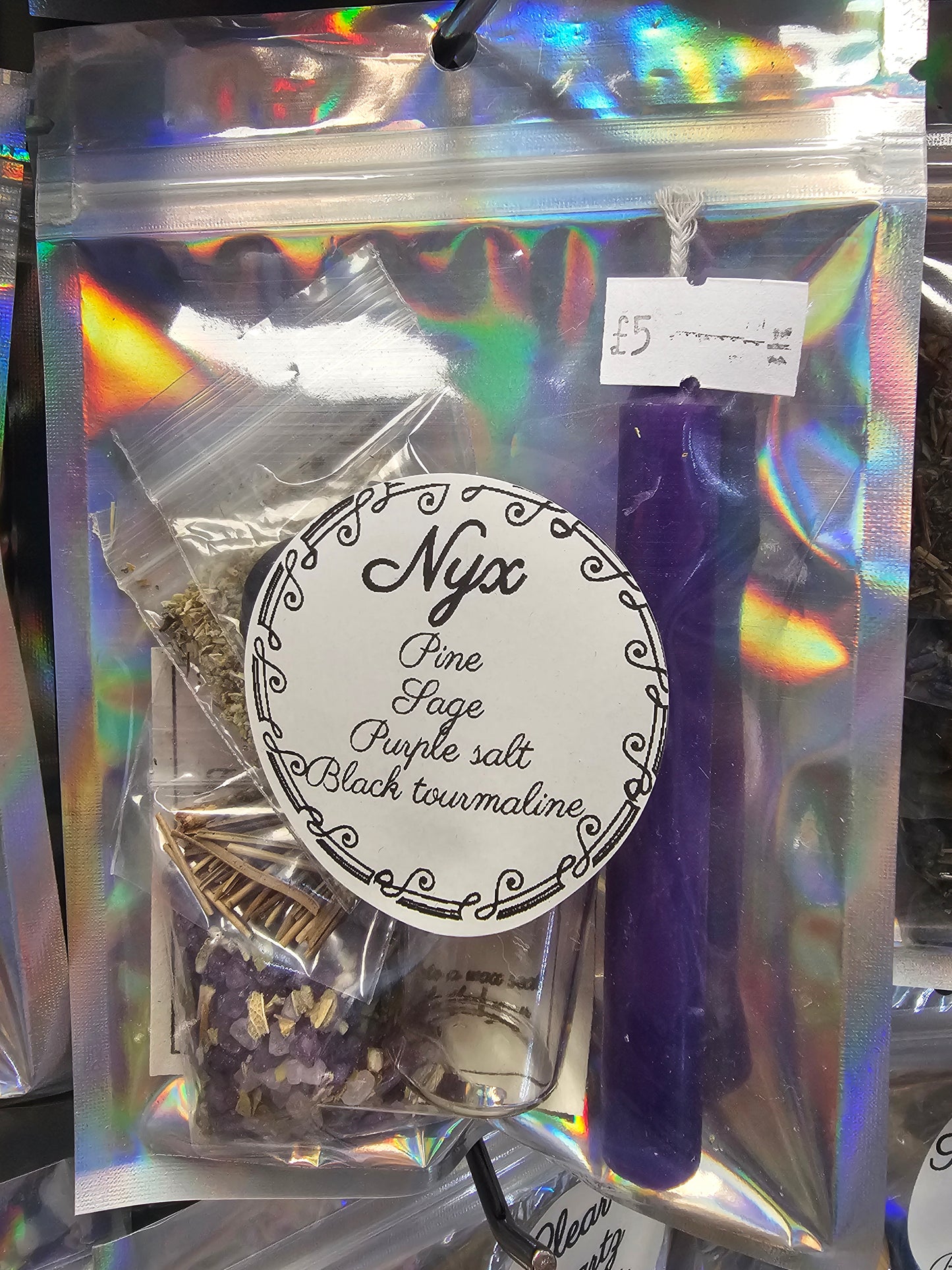 Goddess Spell Bottle Kit (Nyx)