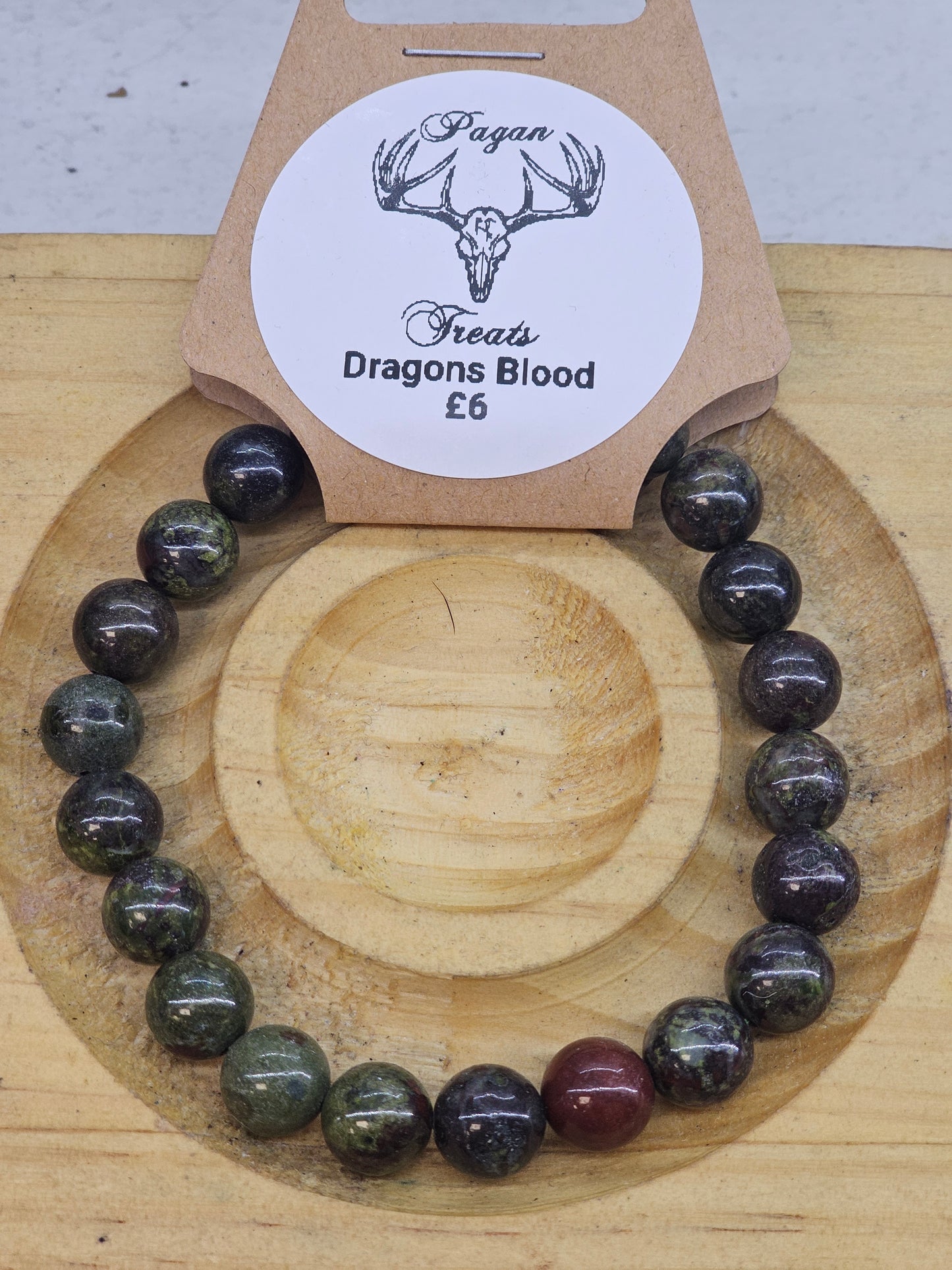 Dragons Blood 8mm bead bracelet