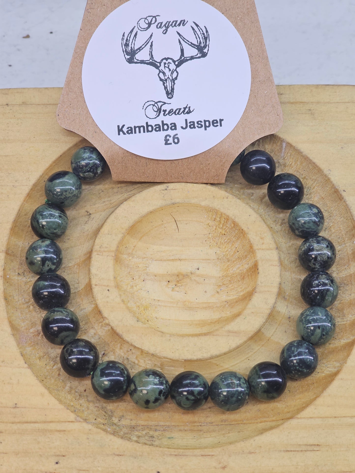 Kambaba Jasper 8mm bead bracelet