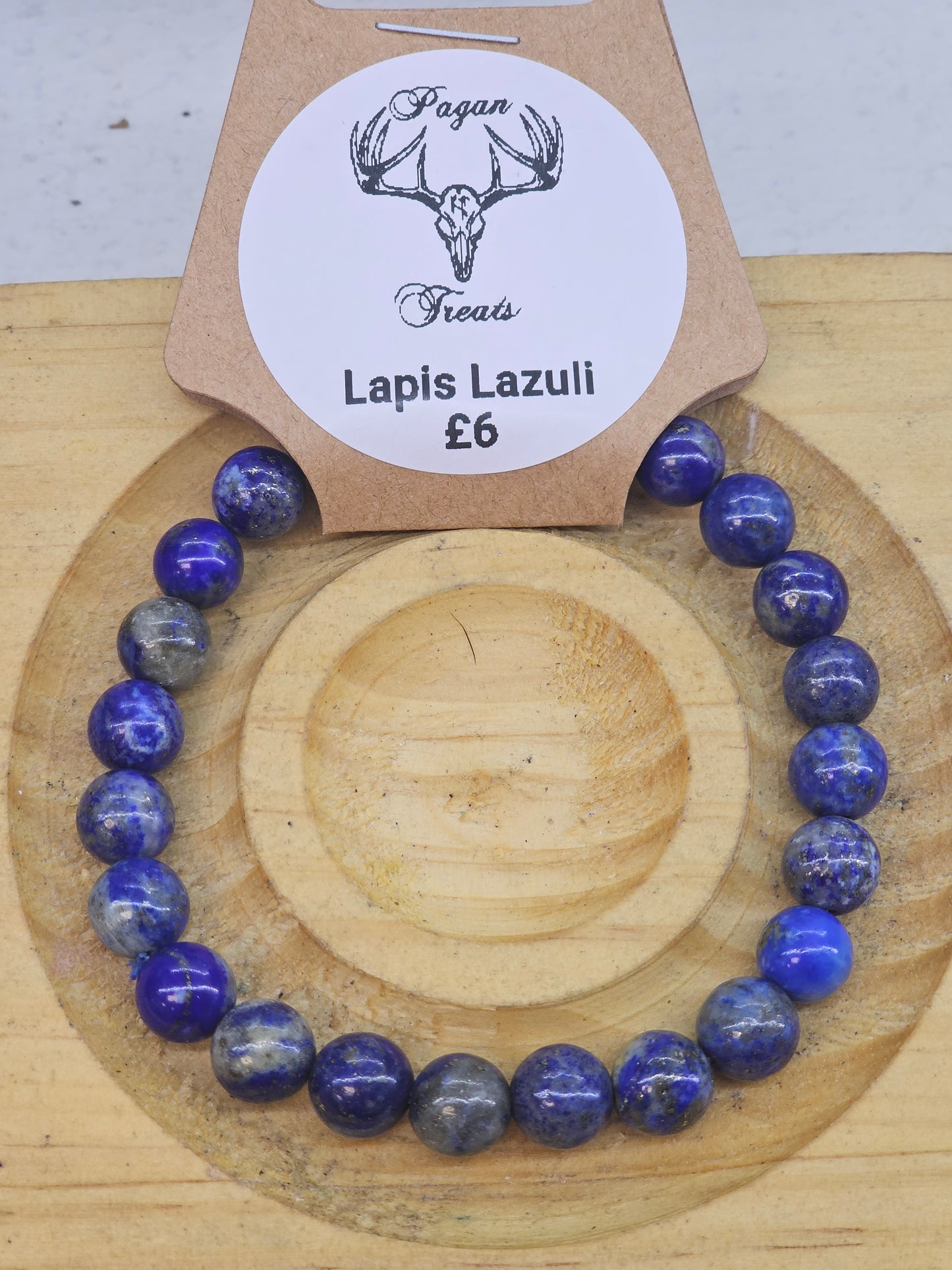 Lapis Lazuli 8mm bead bracelet
