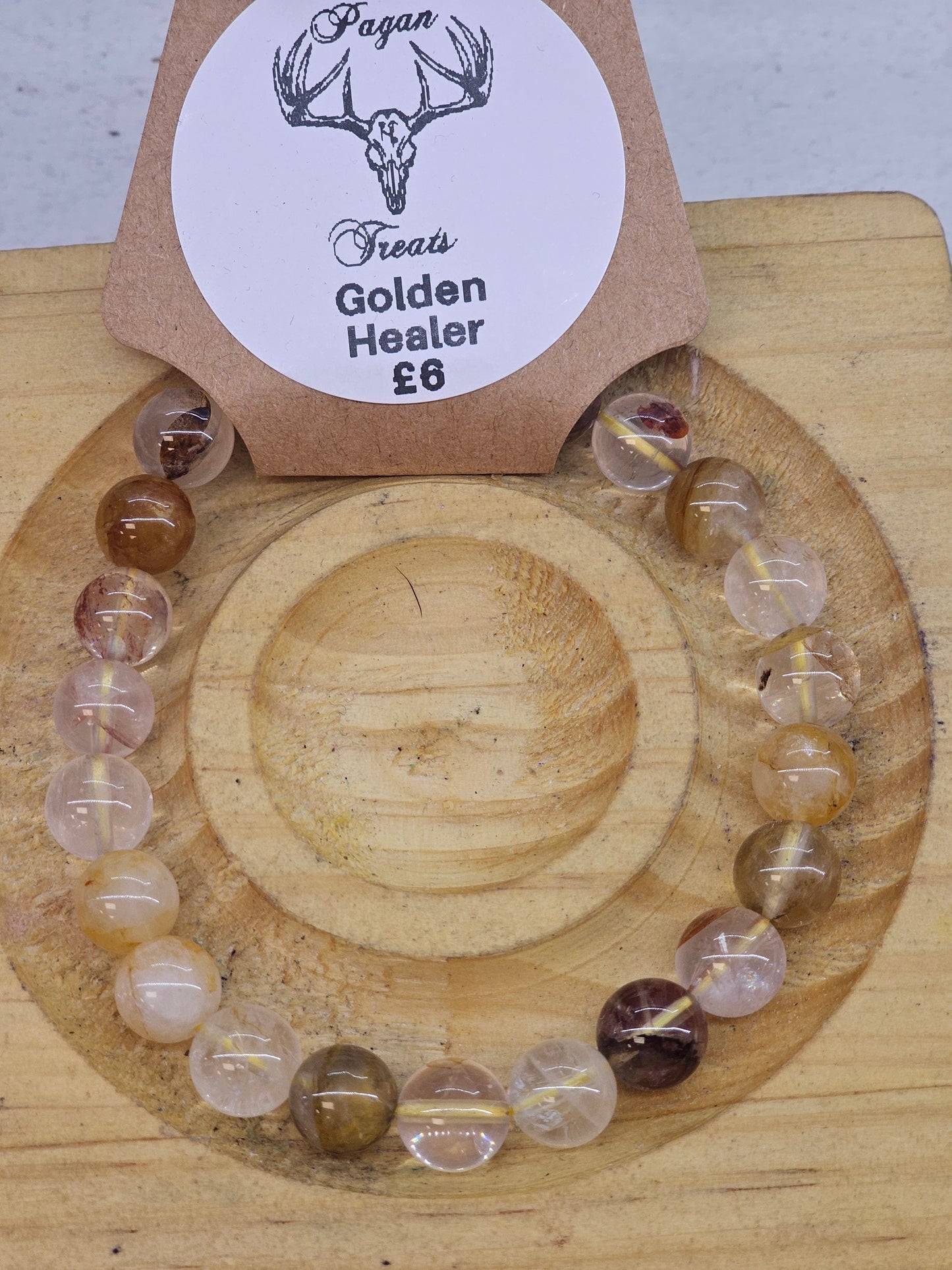 Golden Healer 8mm bead bracelet