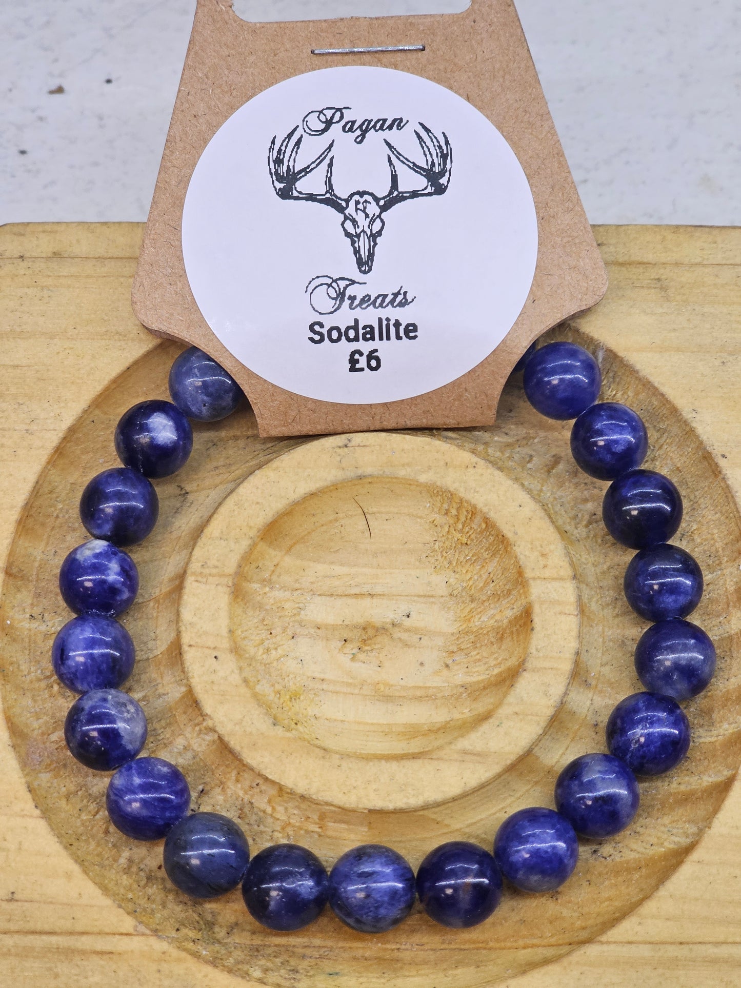 Sodalite 8mm bead bracelet