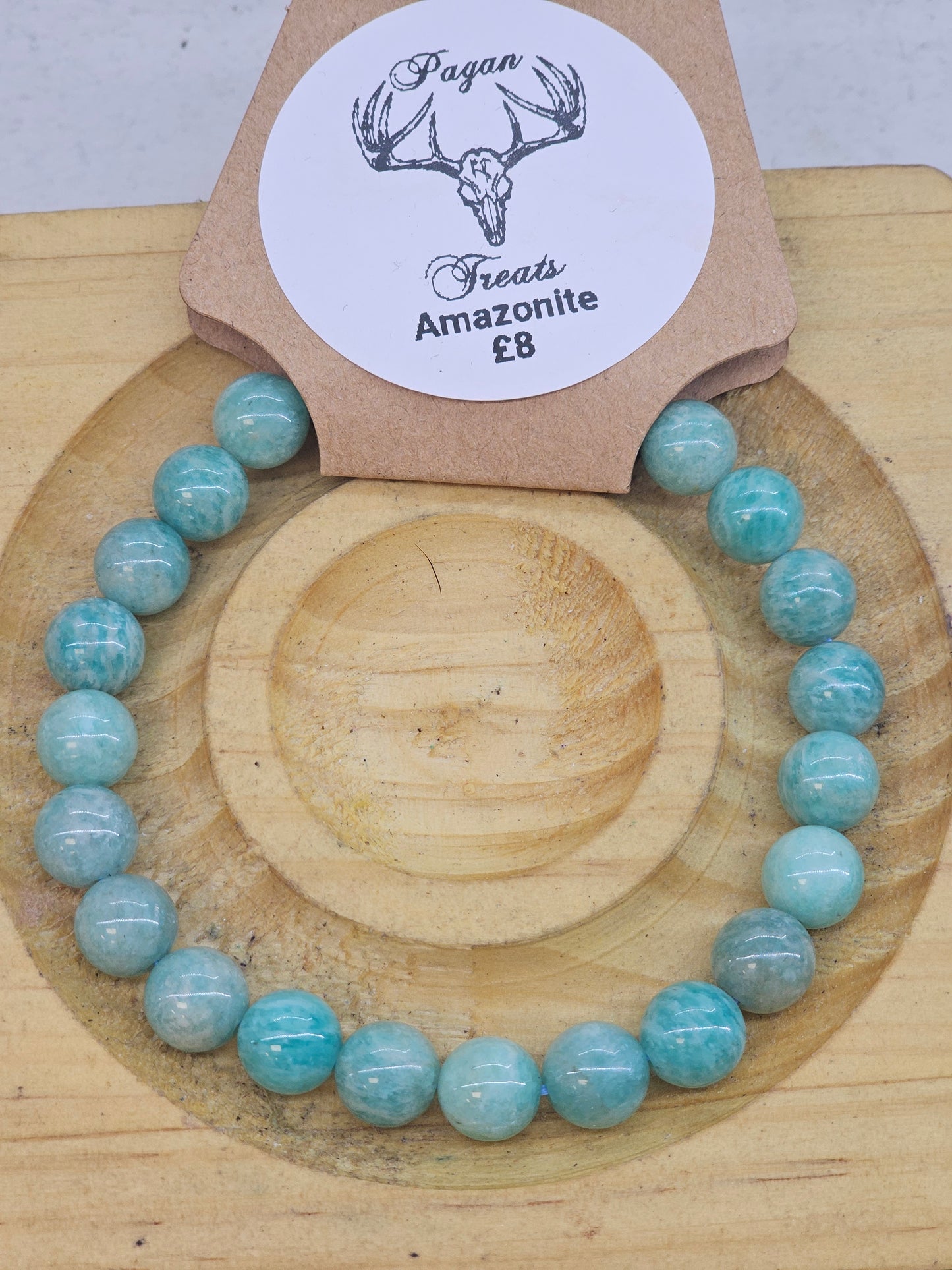 Amazonite 8mm bead bracelet