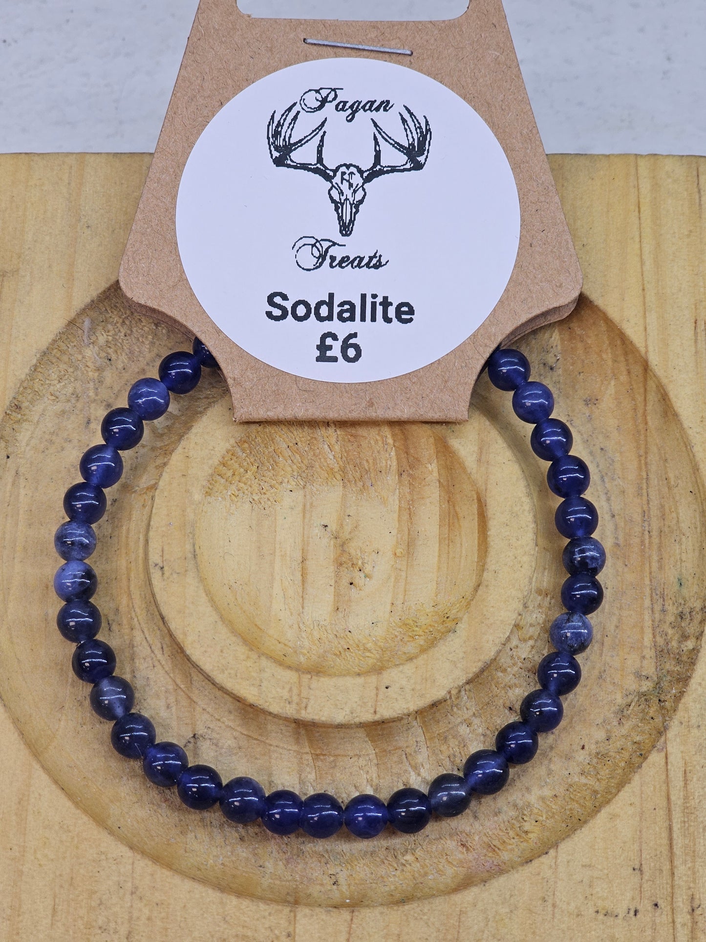 Sodalite 4mm bead bracelet