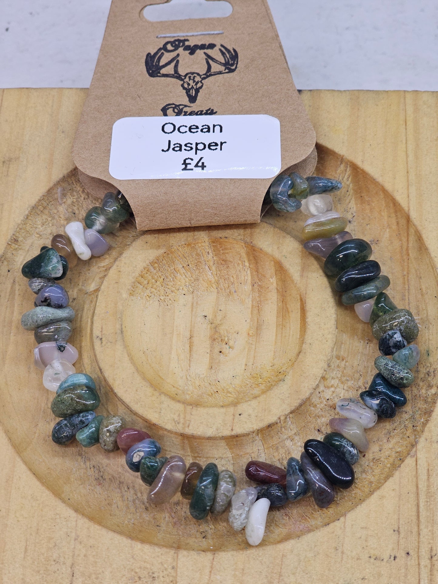 Ocean Jasper chip bracelet