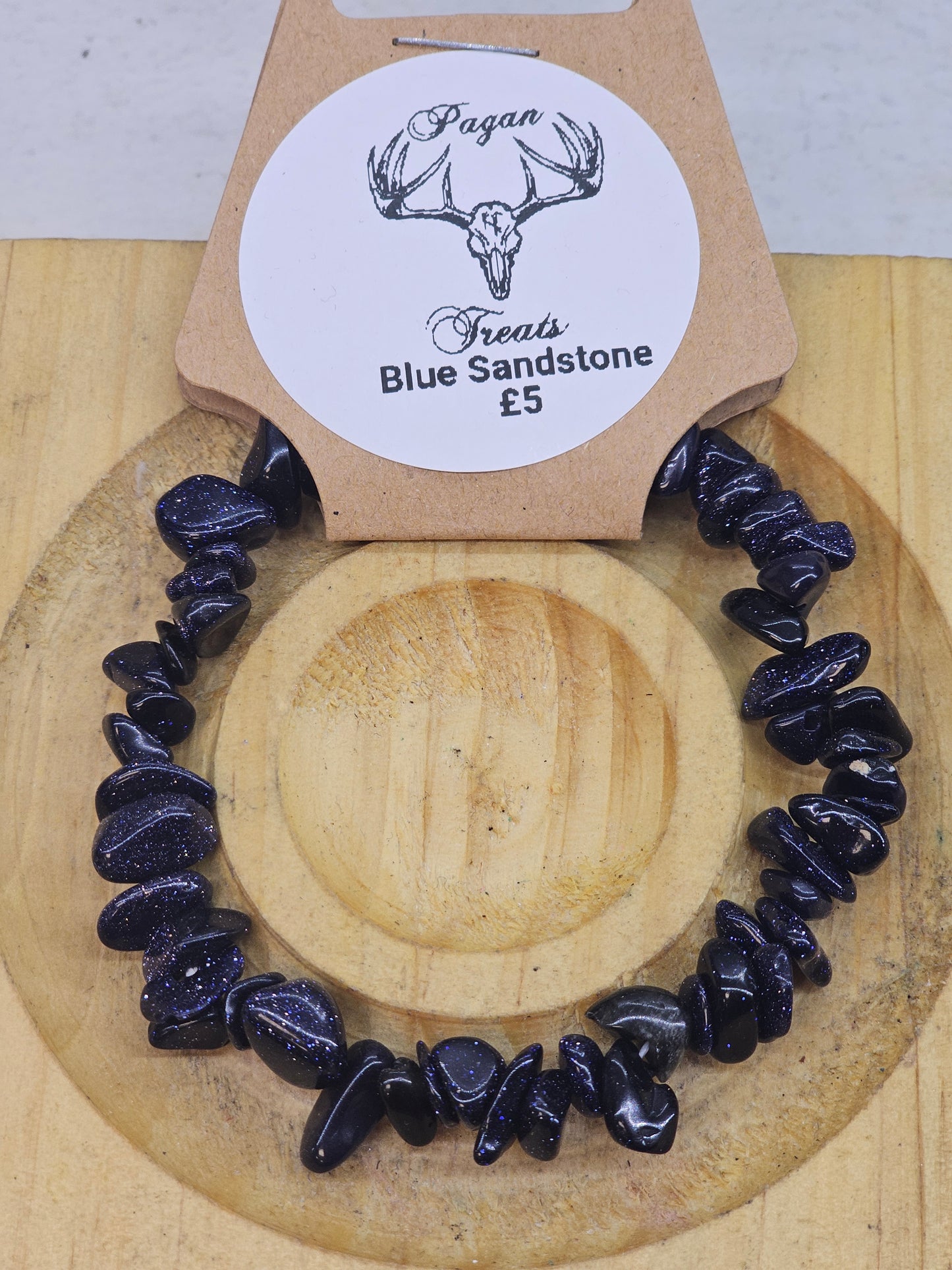 Blue Sandstone chip bracelet
