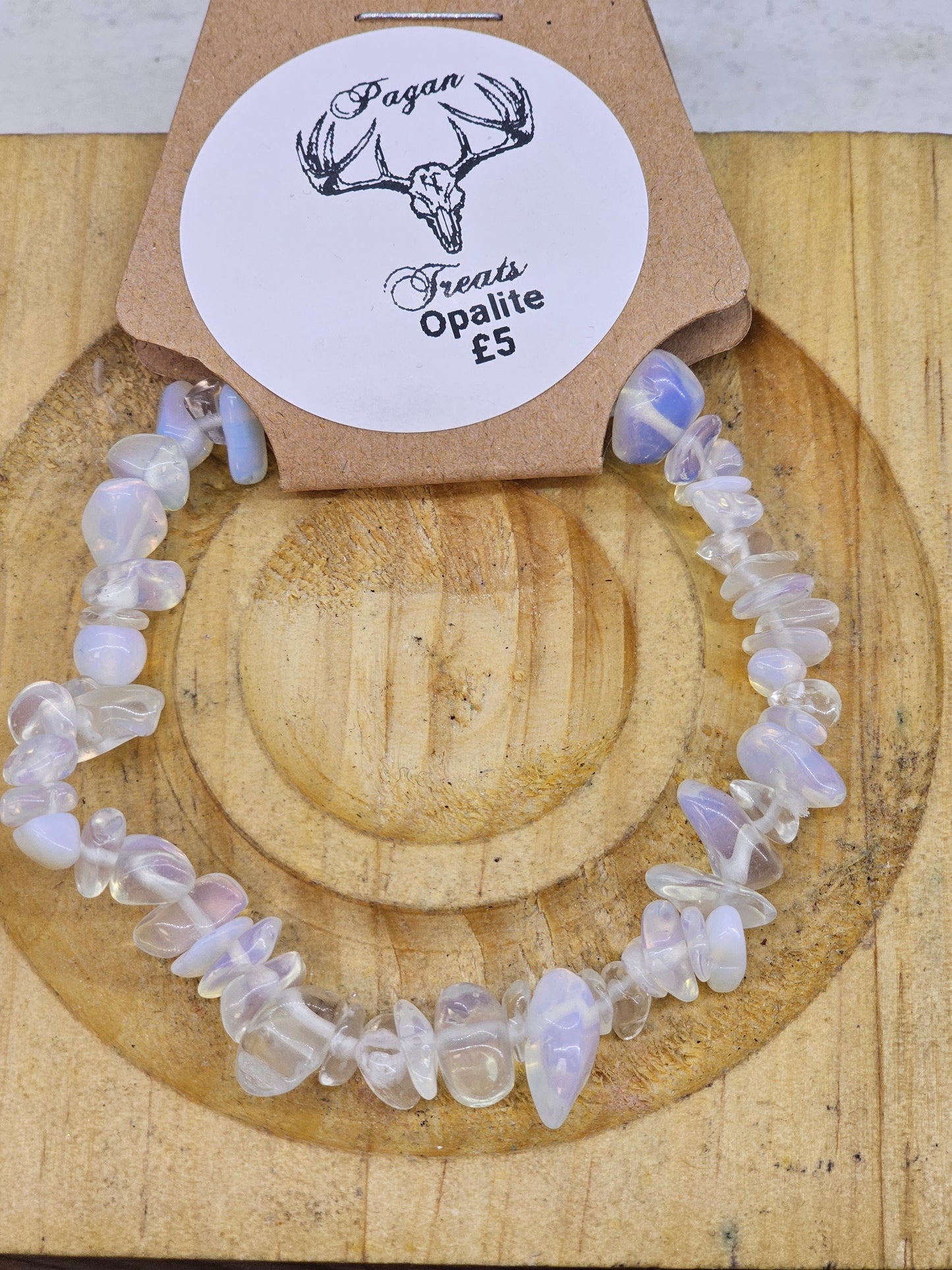 Opalite chip bracelet