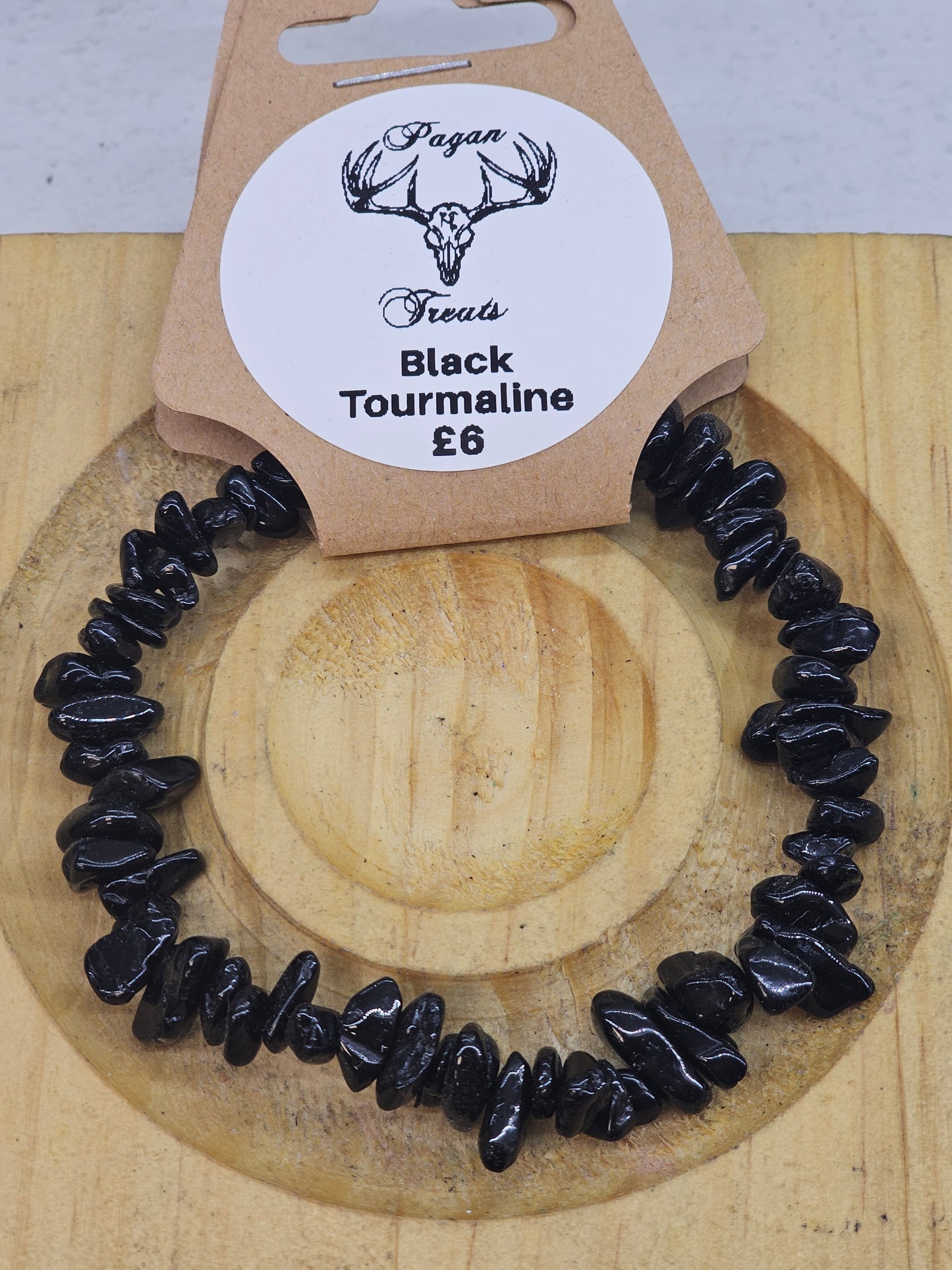 Black Tourmaline chip bracelet
