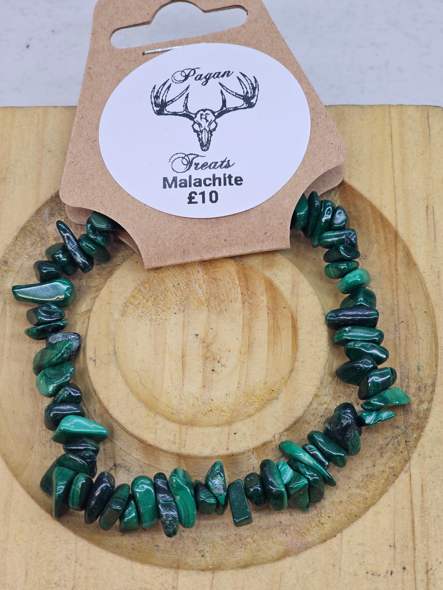 Malachite Chip Bracelet