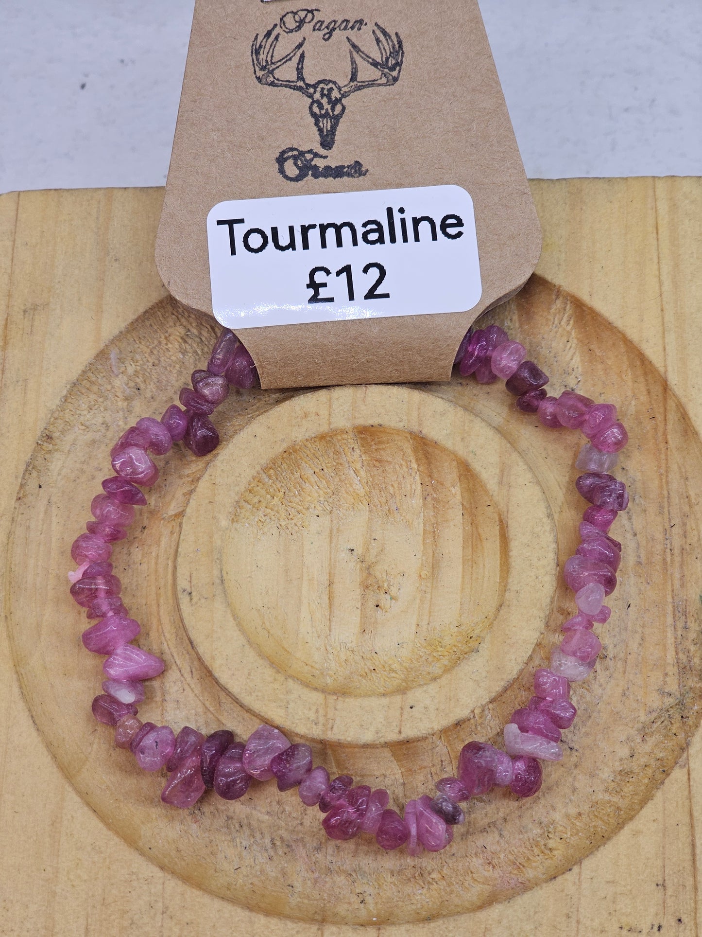 Tourmaline chip bracelet