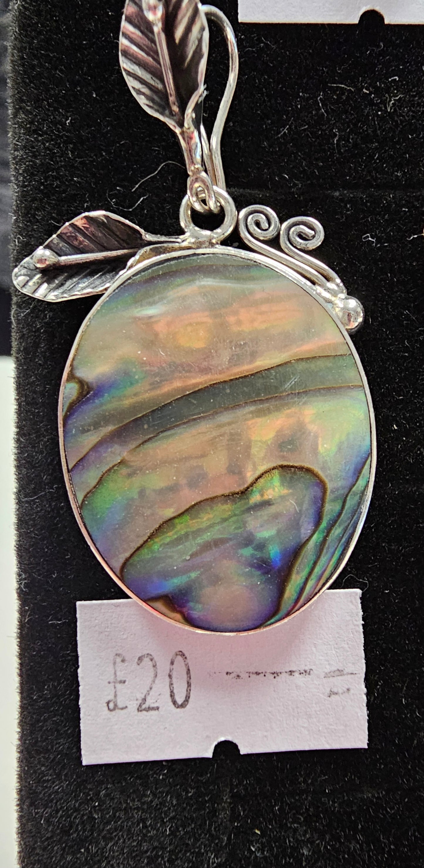 Abalone Shell 925 silver pendant