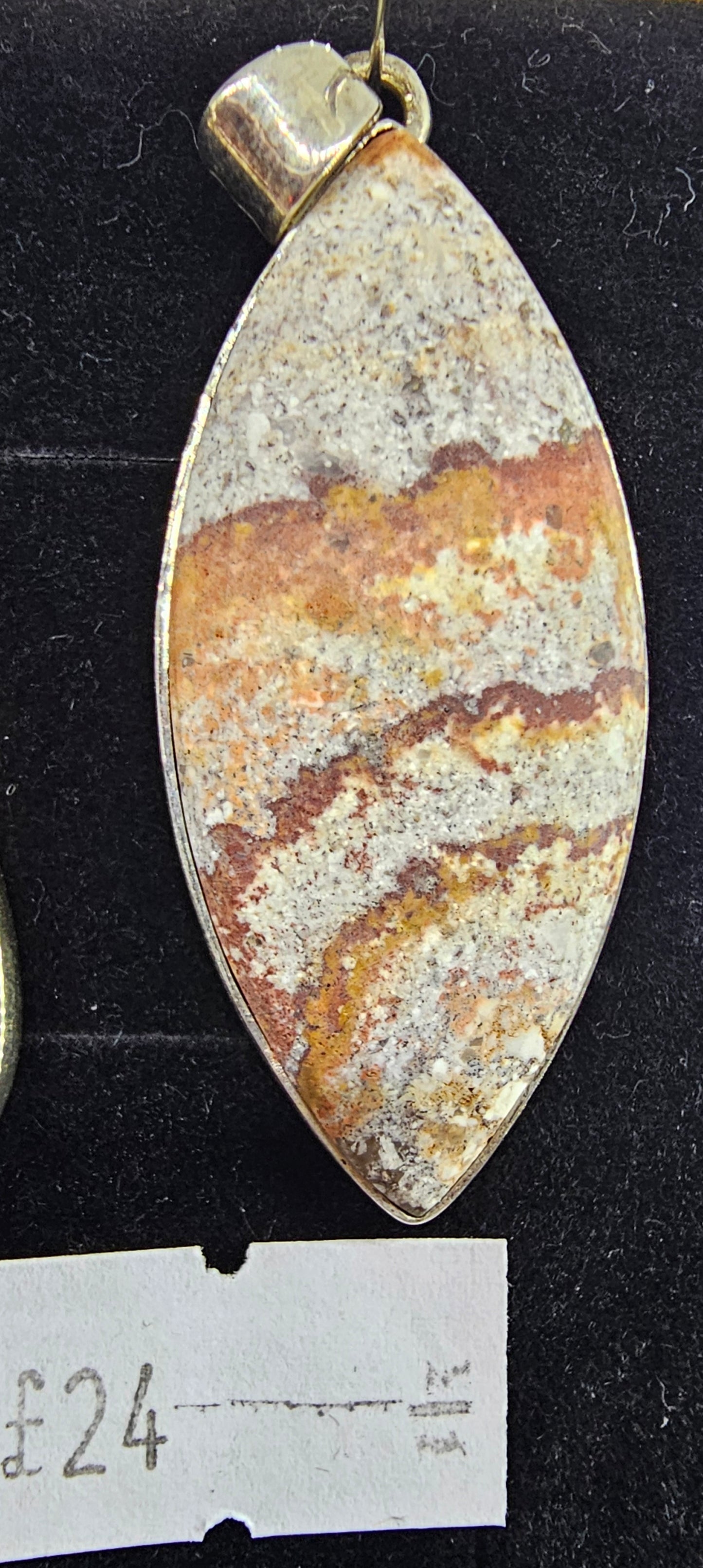 Utha Sandstone 925 silver pendant