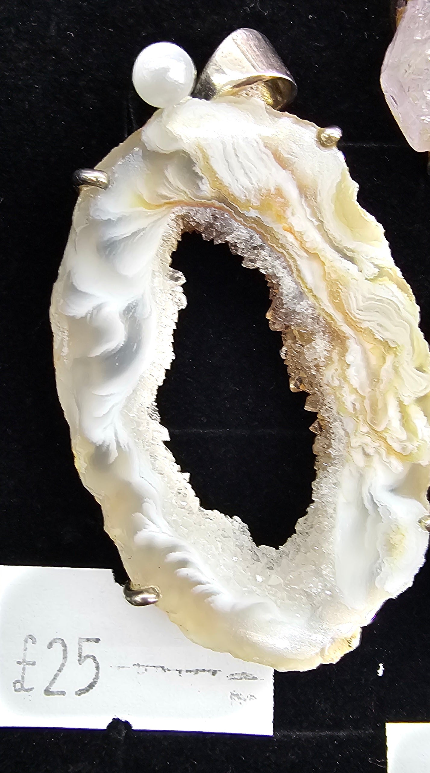 Agate 925 silver pendant