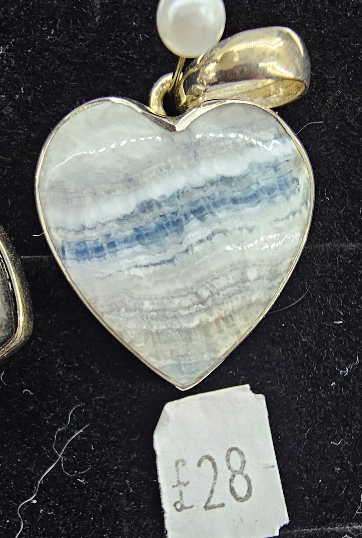 Scolecite 925 silver pendant