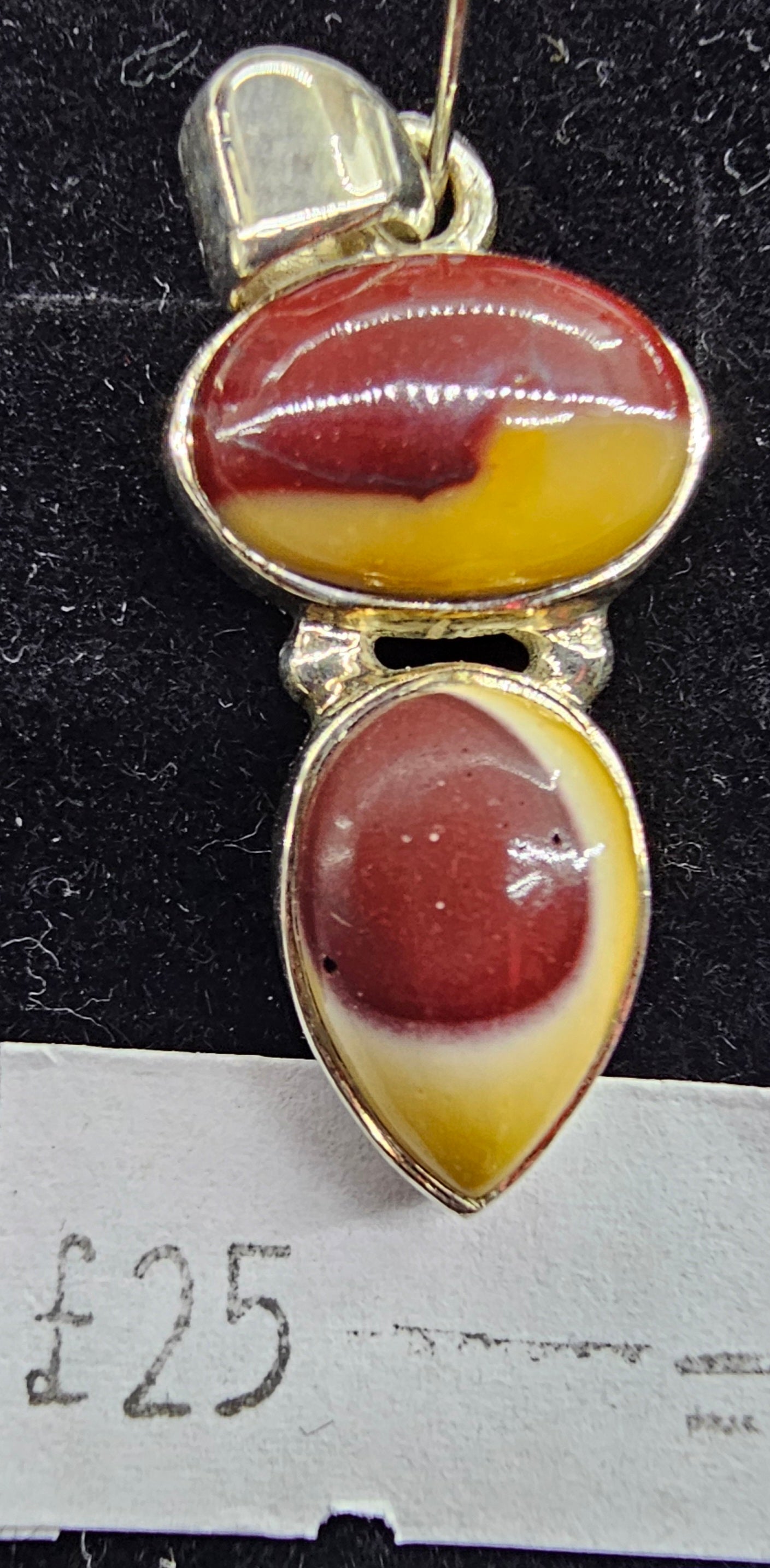 Mookite 925 silver pendant