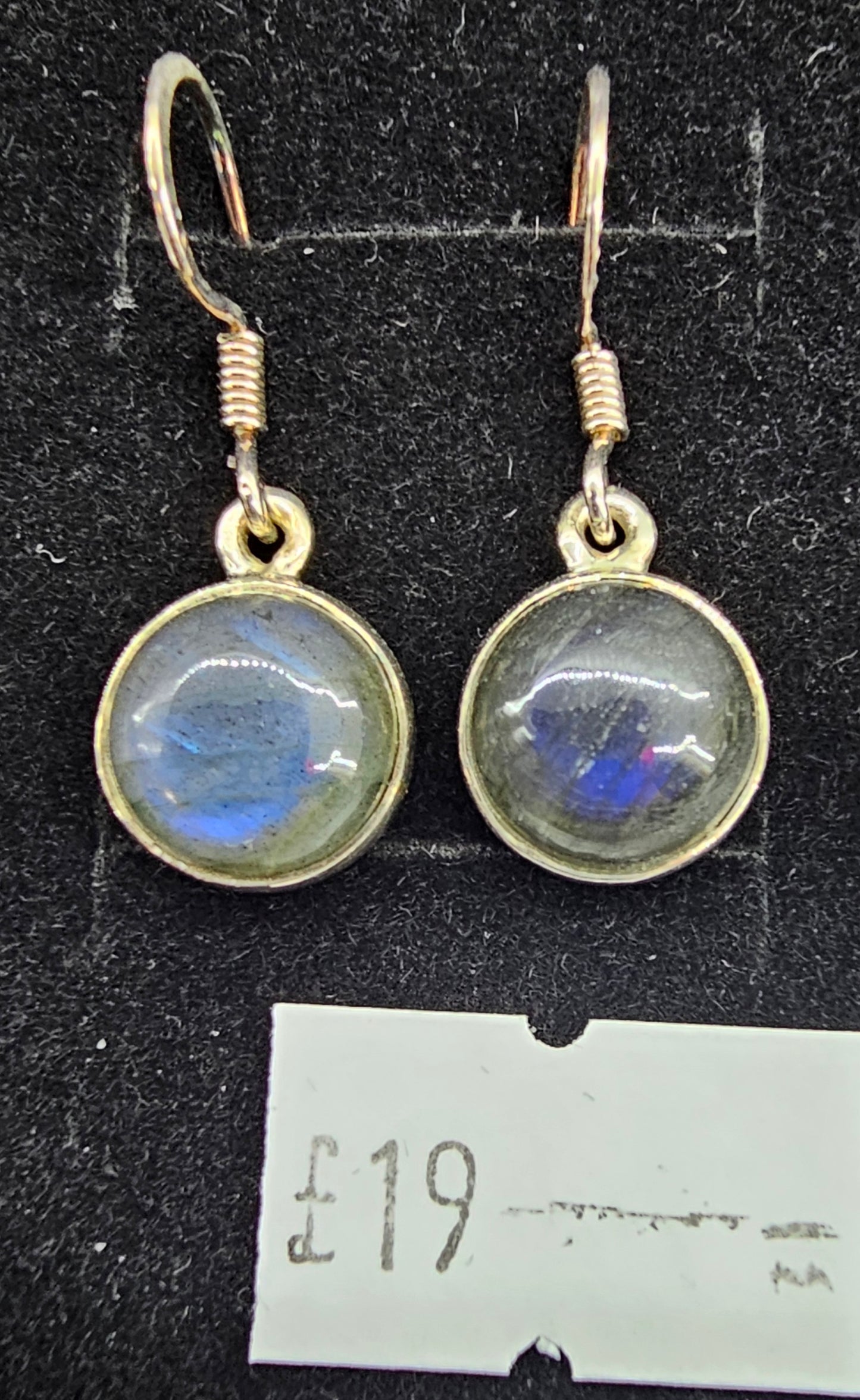 Labradorite 925 silver hook earrings