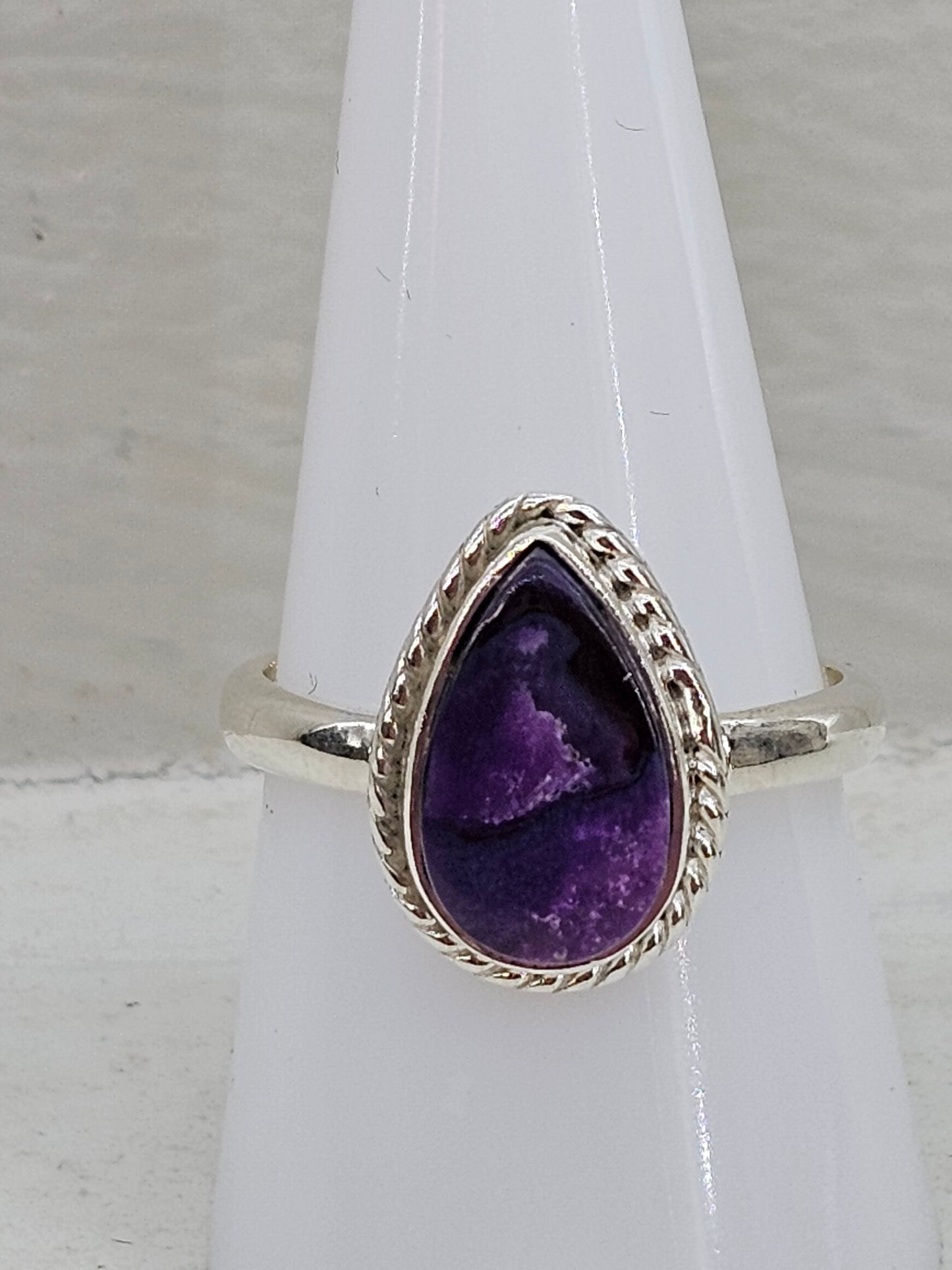 Sugilite 925 silver ring size R/S