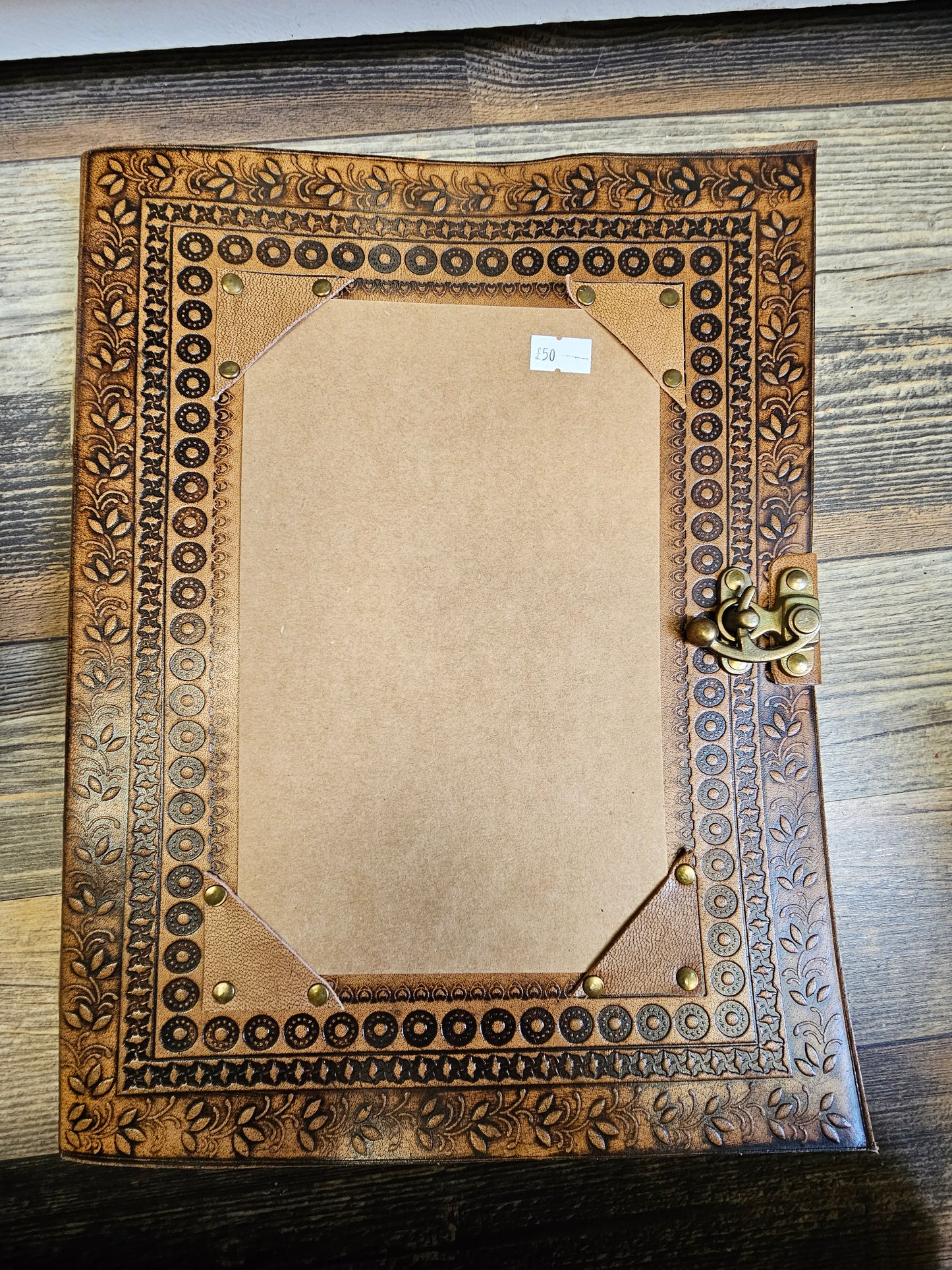 Large leather Grimoire
