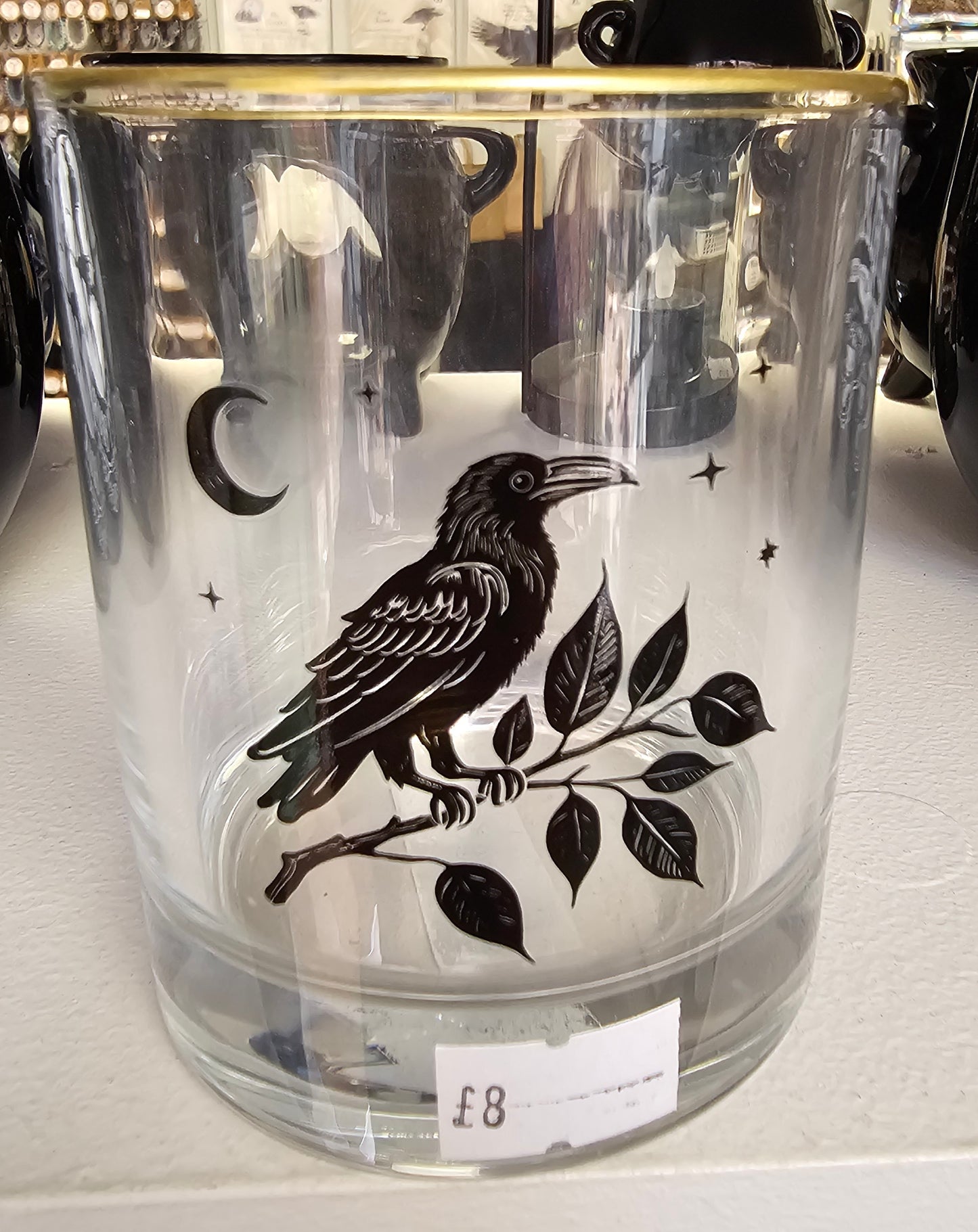 Raven Glass Tumbler