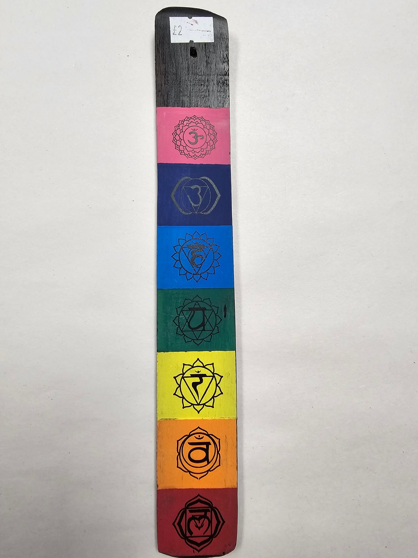 Wood Chakra Incense Stick Holder