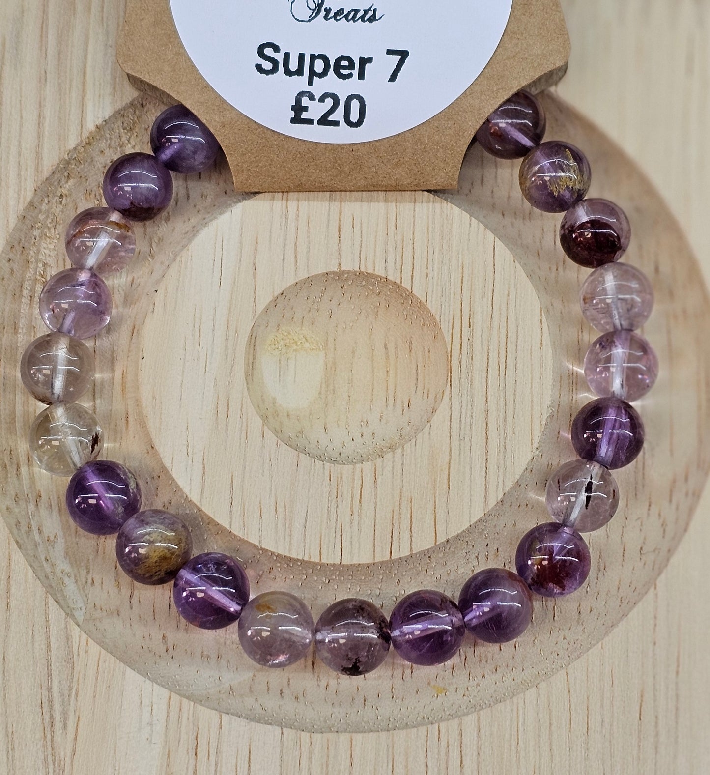 Super 7 8mm Bead Bracelet