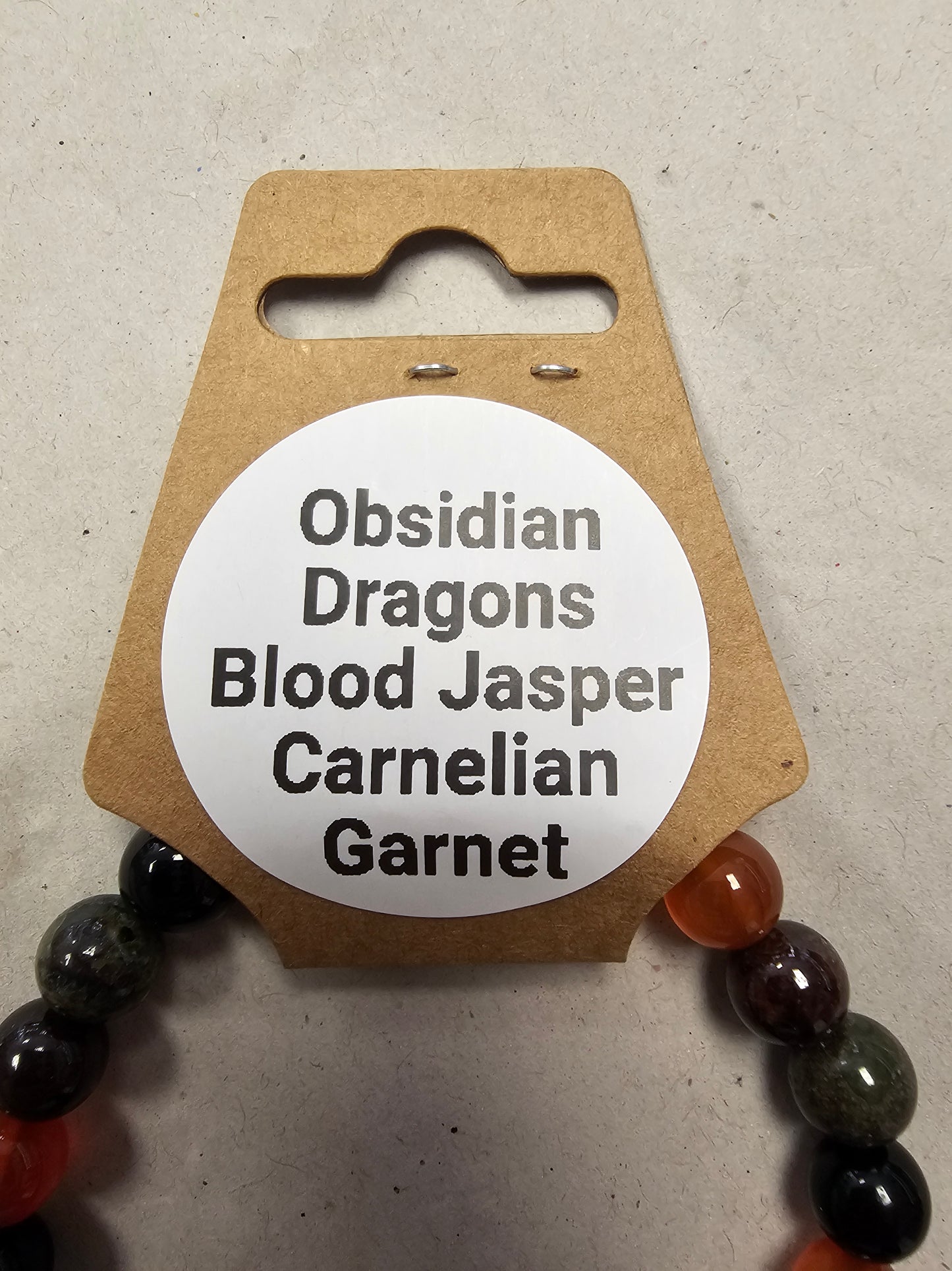 The Morrigan 8mm bead bracelet