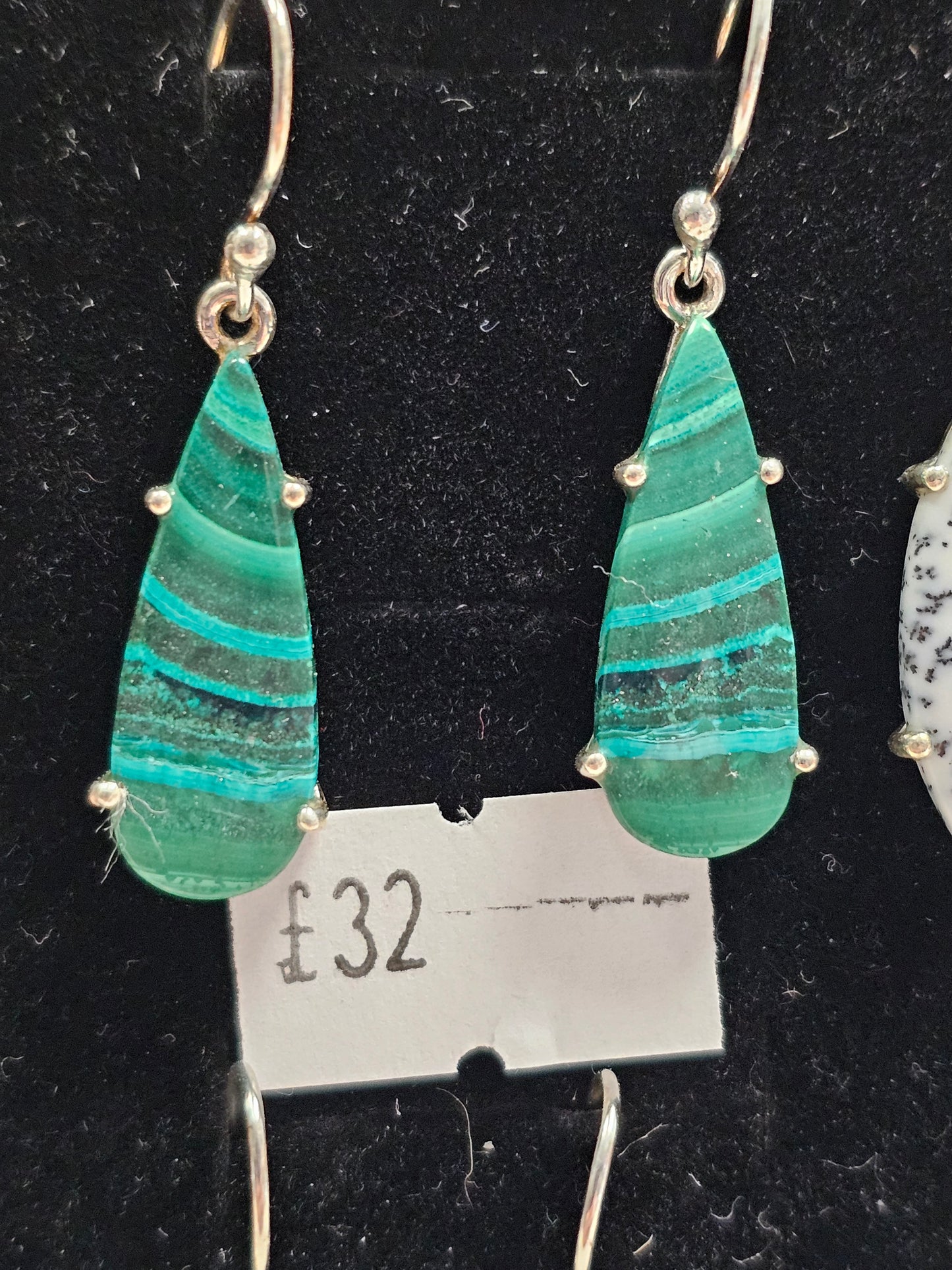 Malacholla 925 silver hook earrings