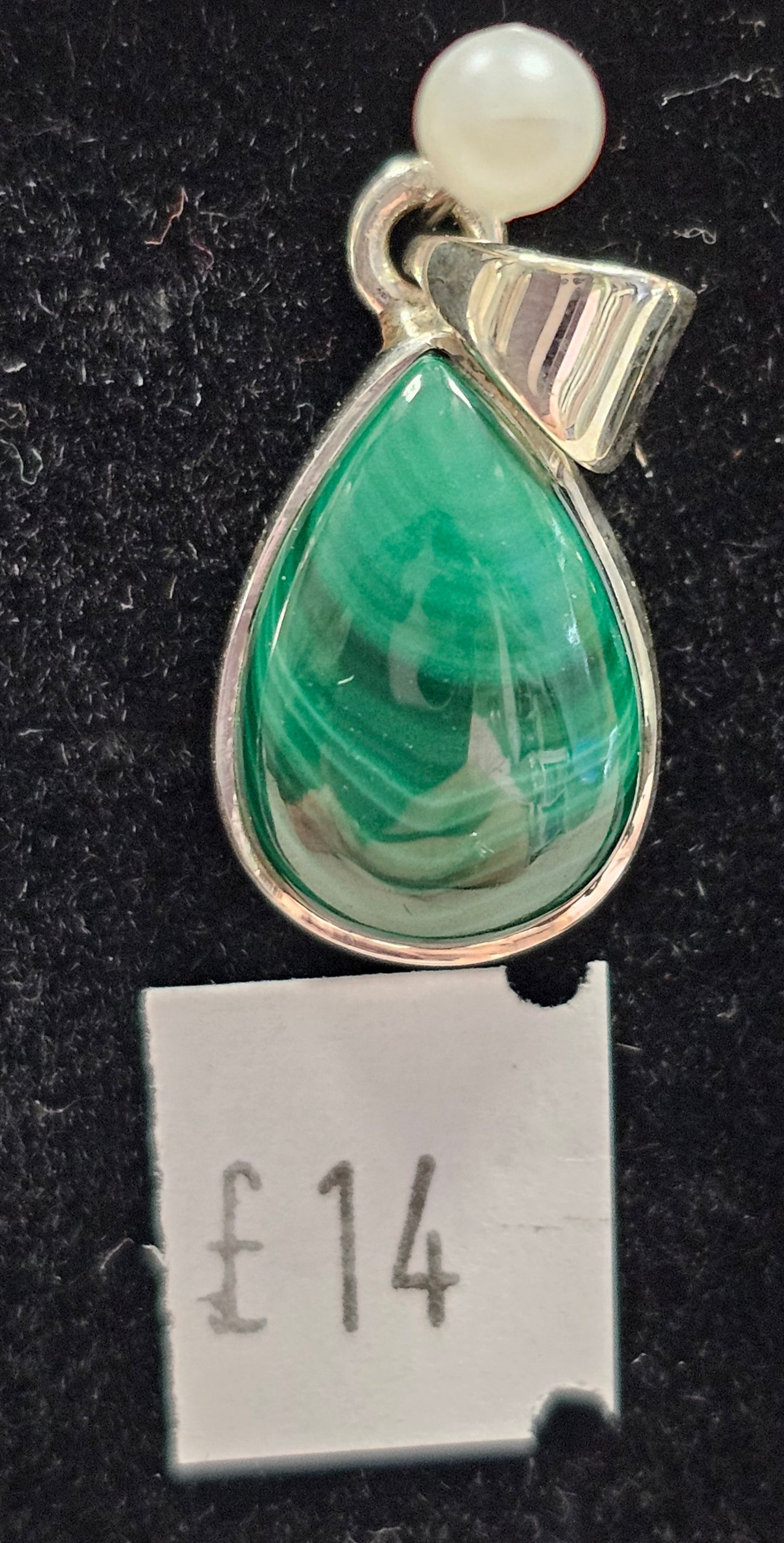 Malachite 925 Silver Pendent