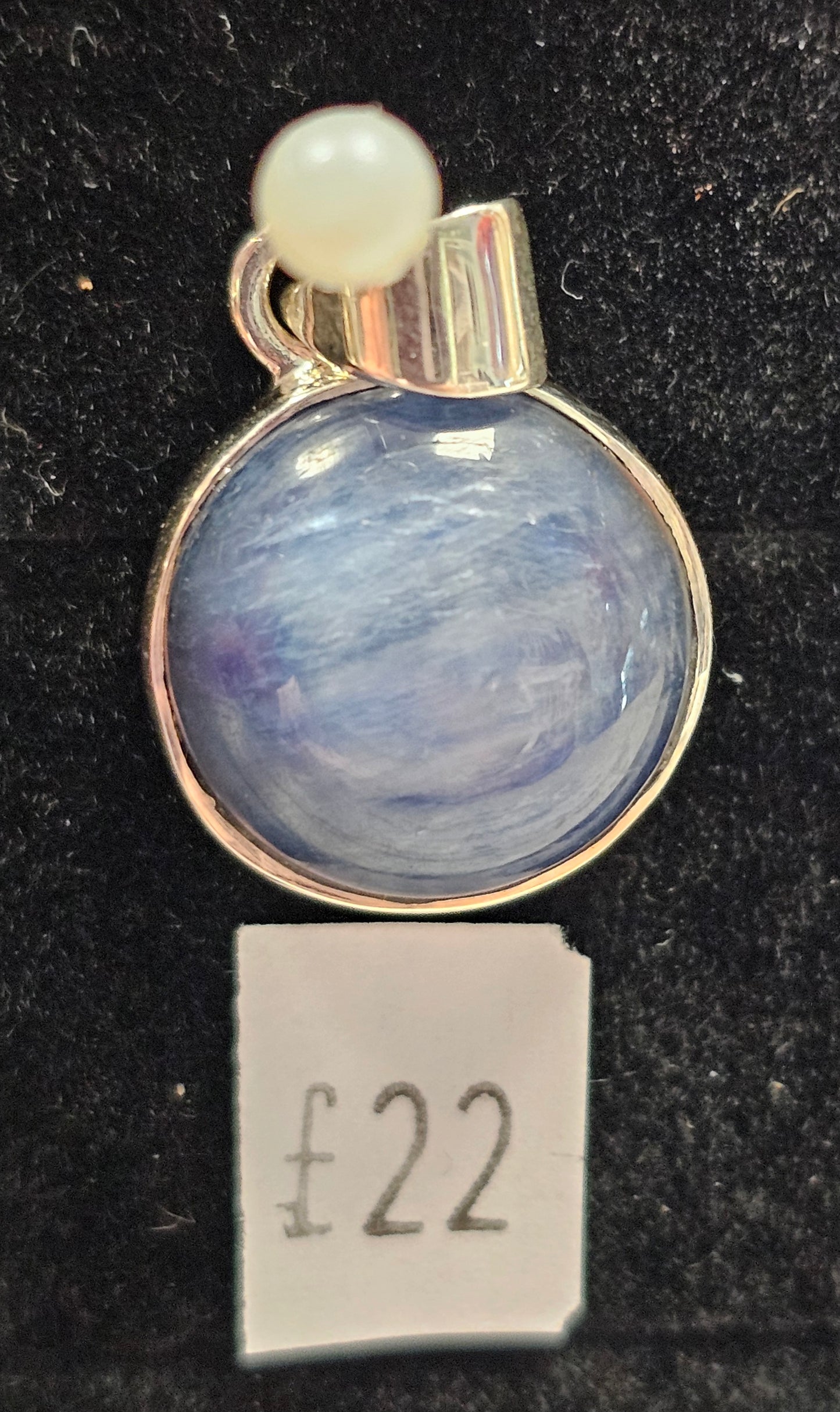 Blue Kyanite 925 Silver Pendent