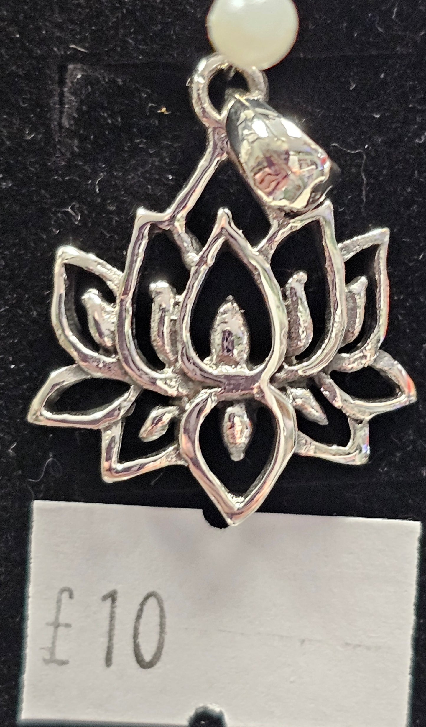 Lotus Flower 925 silver pendent