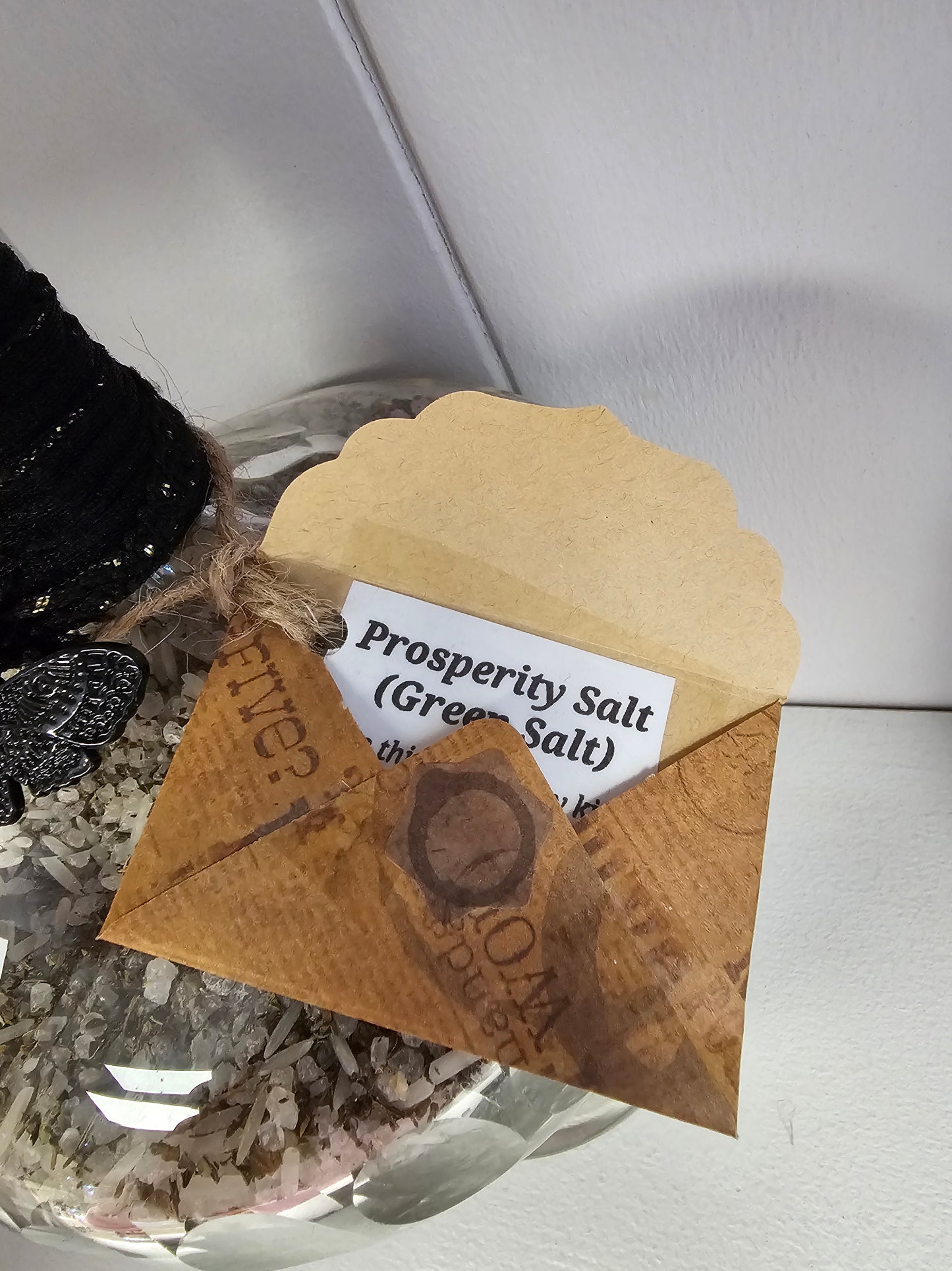 Prosperity Salt in Beautiful Decanter