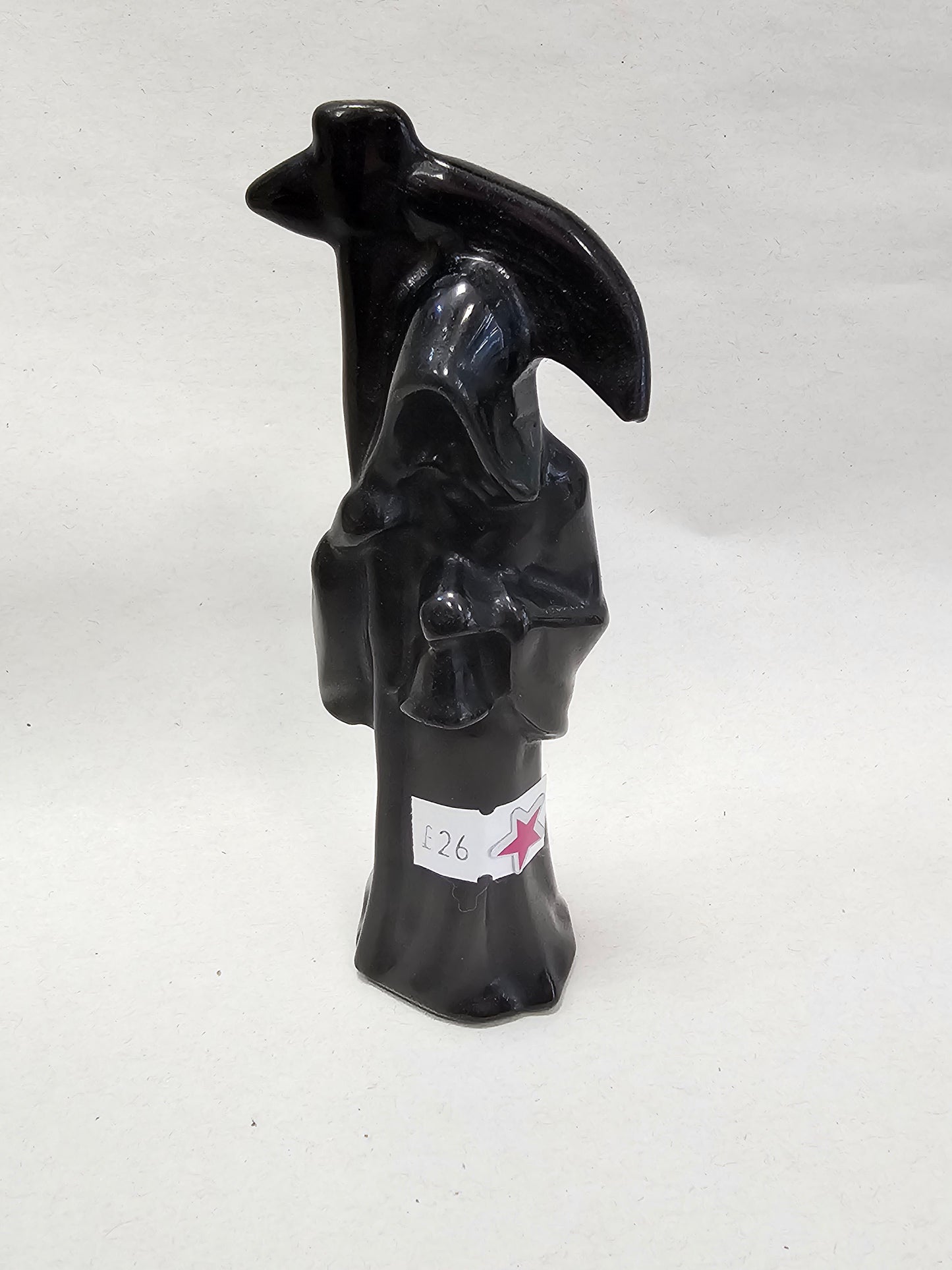 Obsidian Grim Reaper Carving