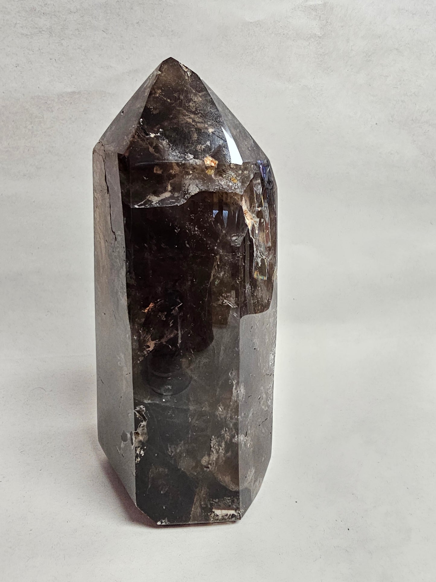 Large Dark Smokey Quartz Tower 1.3kg