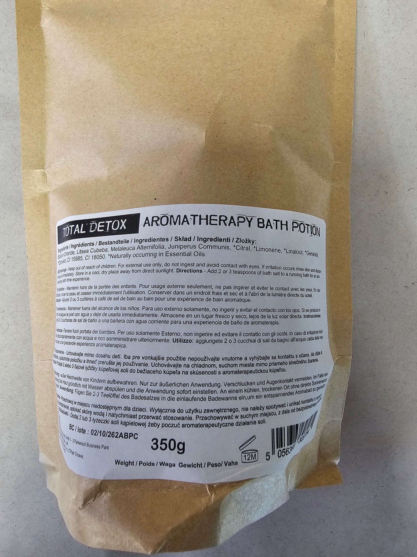 Total Detox Aromatherapy Bath Potion