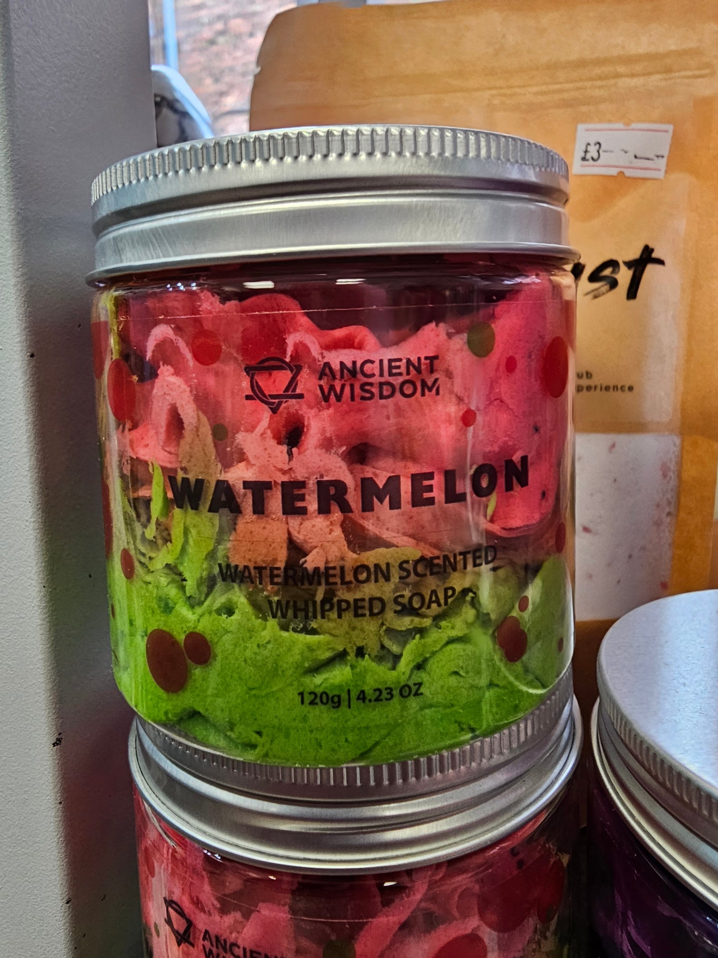 Watermelon Scented Whipped Soap