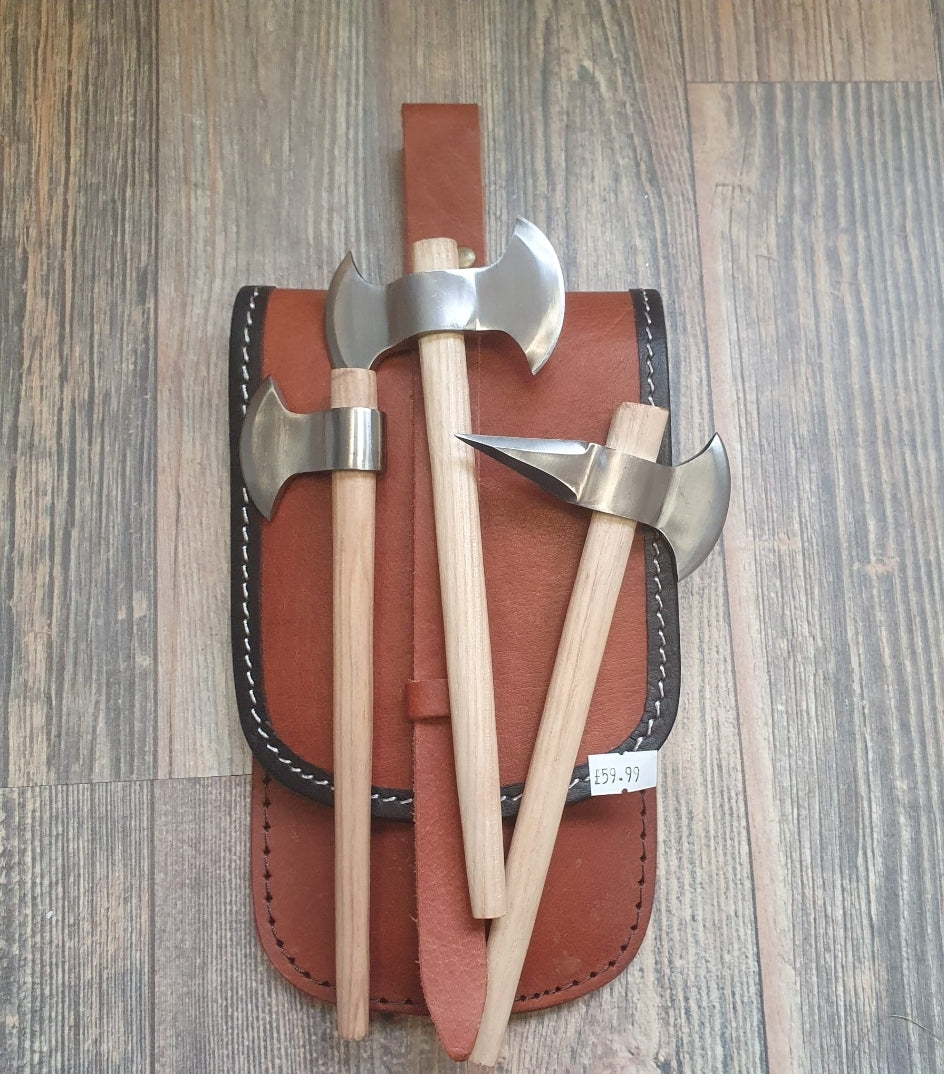 Viking style cheese axes