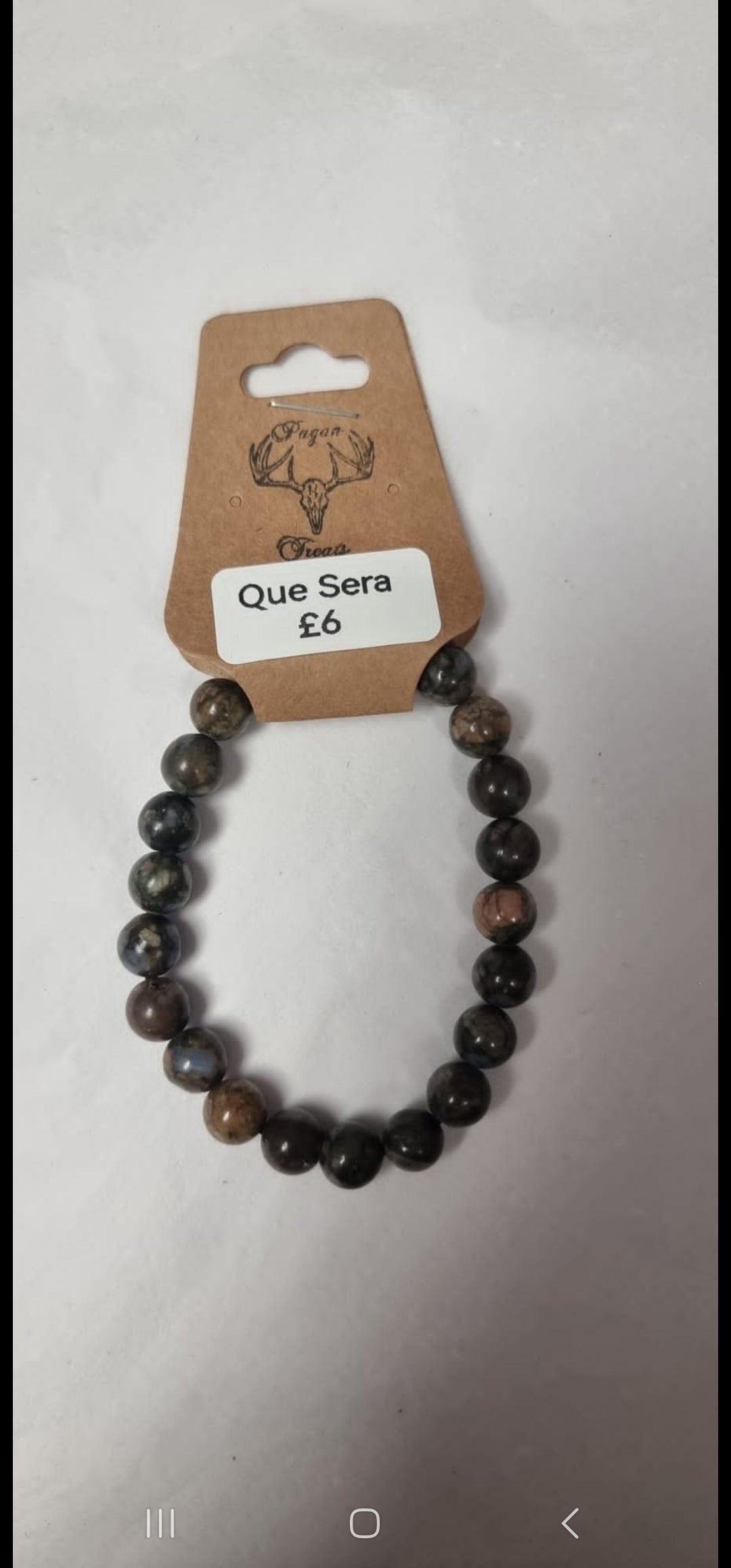 Que Sera bead bracelet