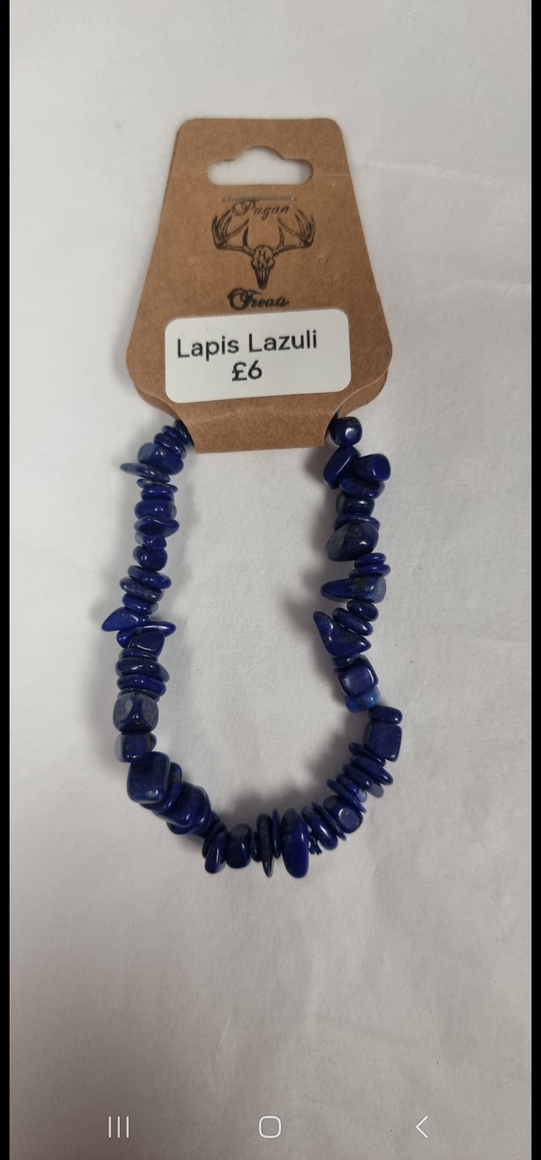 Lapis Lazuli chip bracelet