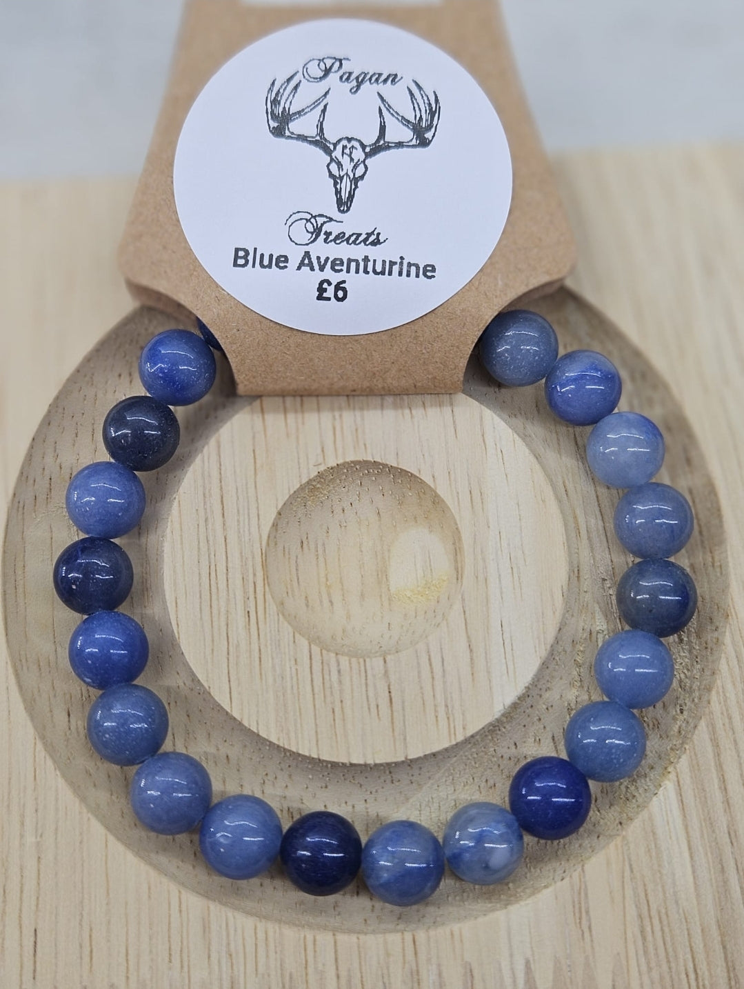 Blue Aventurine 8mm bead bracelet