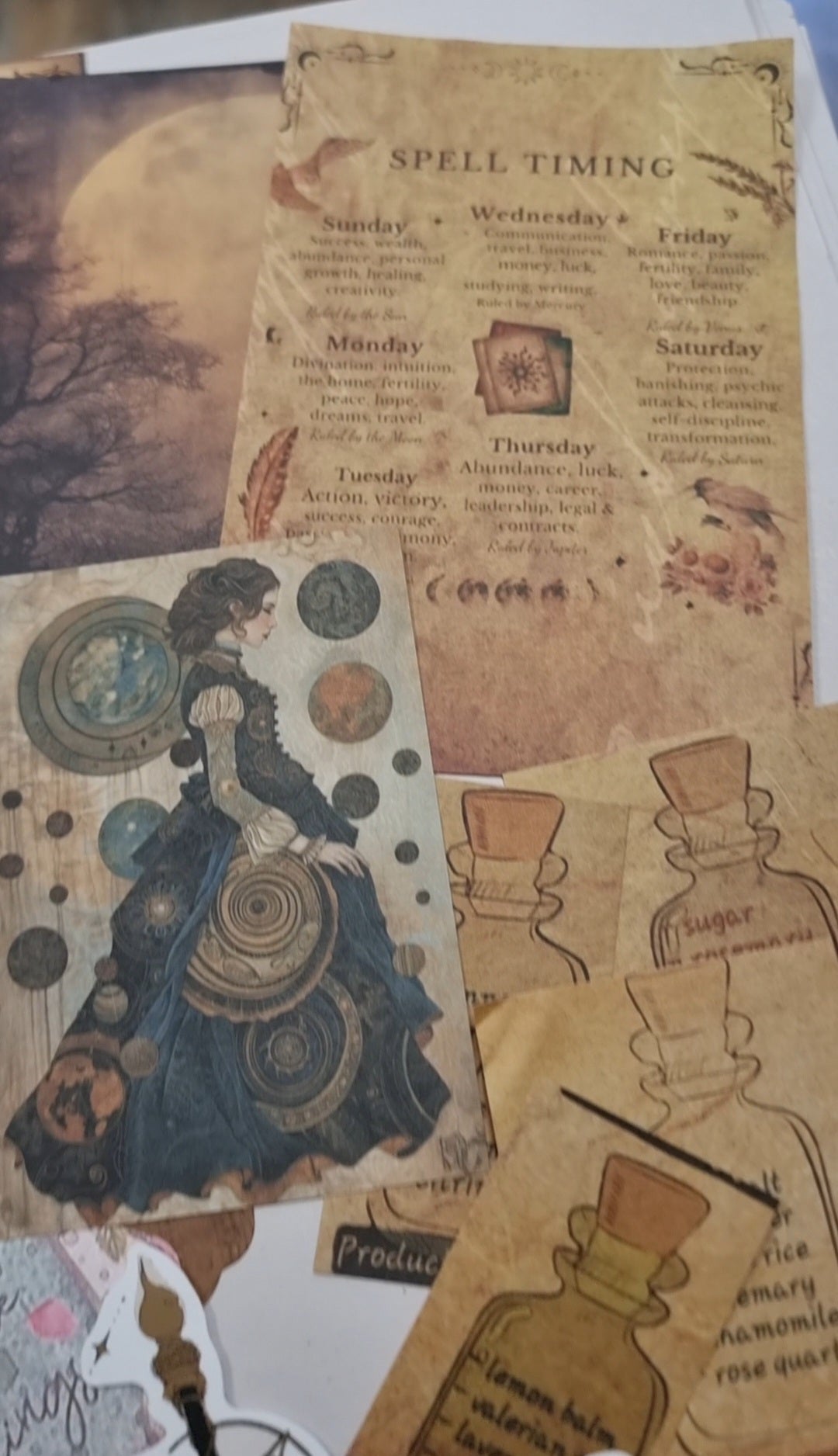 Grimoire Scrapbooking Kit