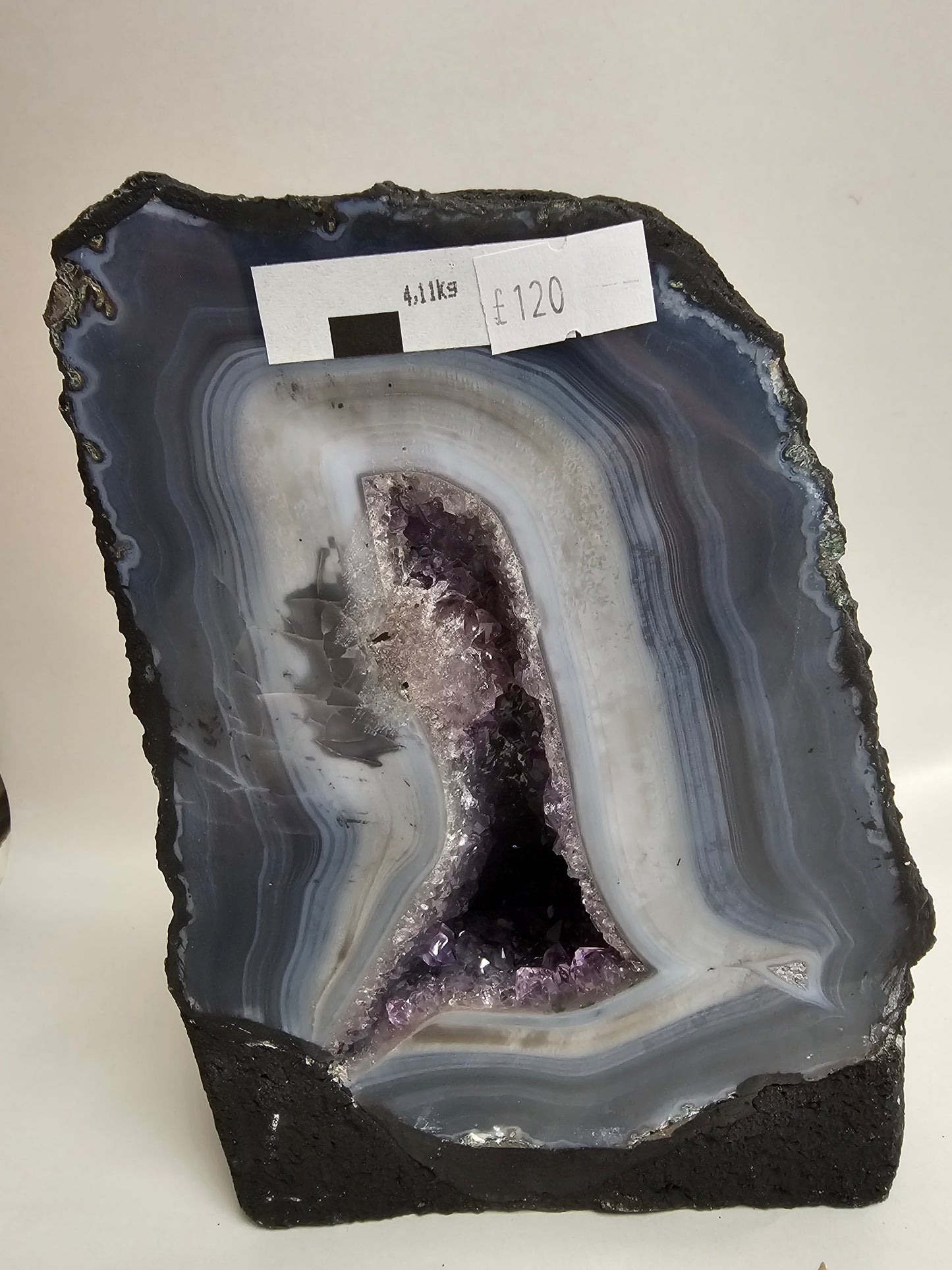 Amethyst & Blue Lace Agate Church