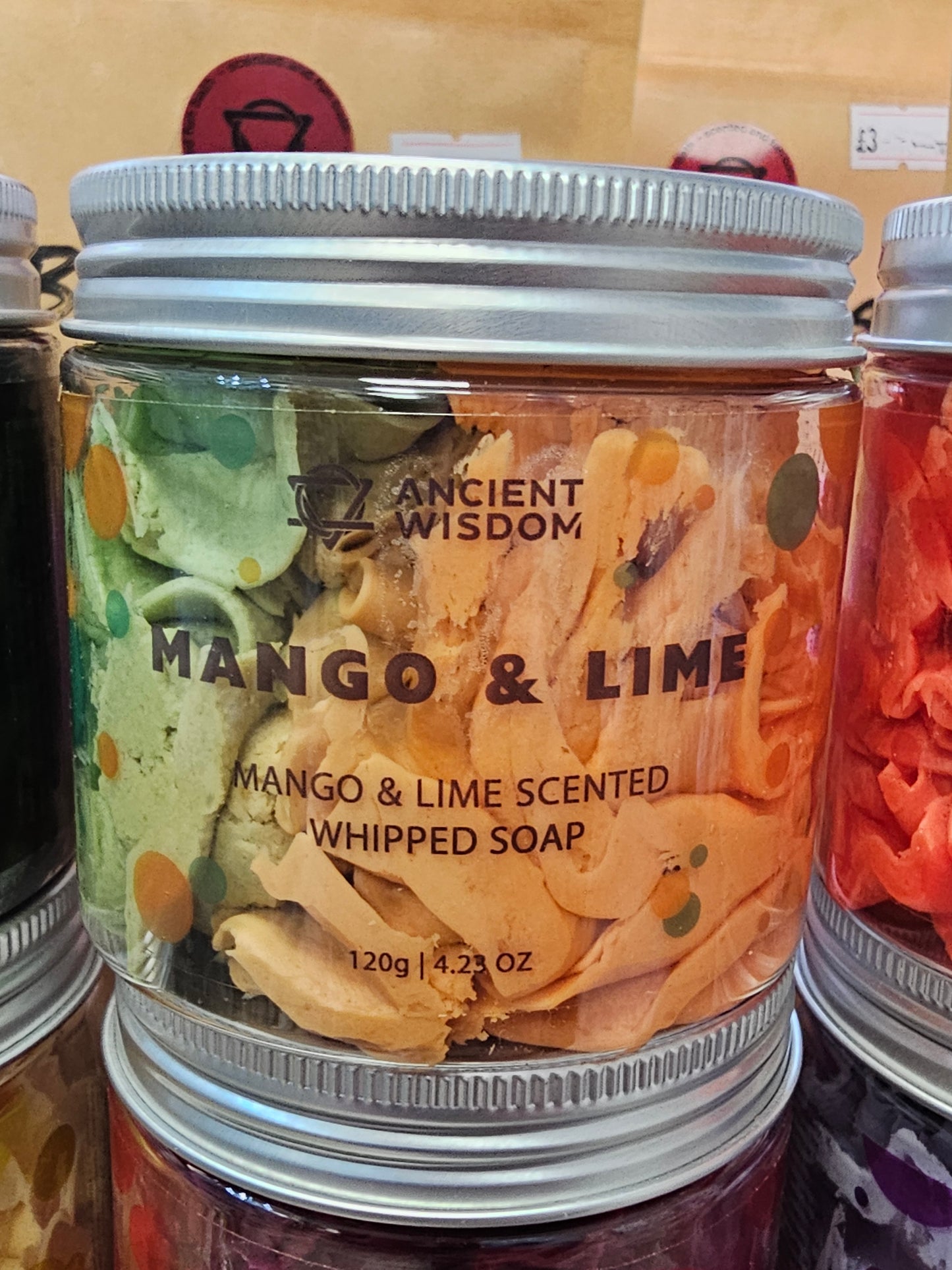 Mango & Lime Scented Whipped Soap