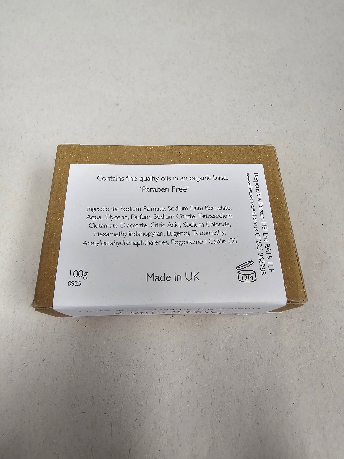 Lime, Basil & Mandarin 100g Soap Bar